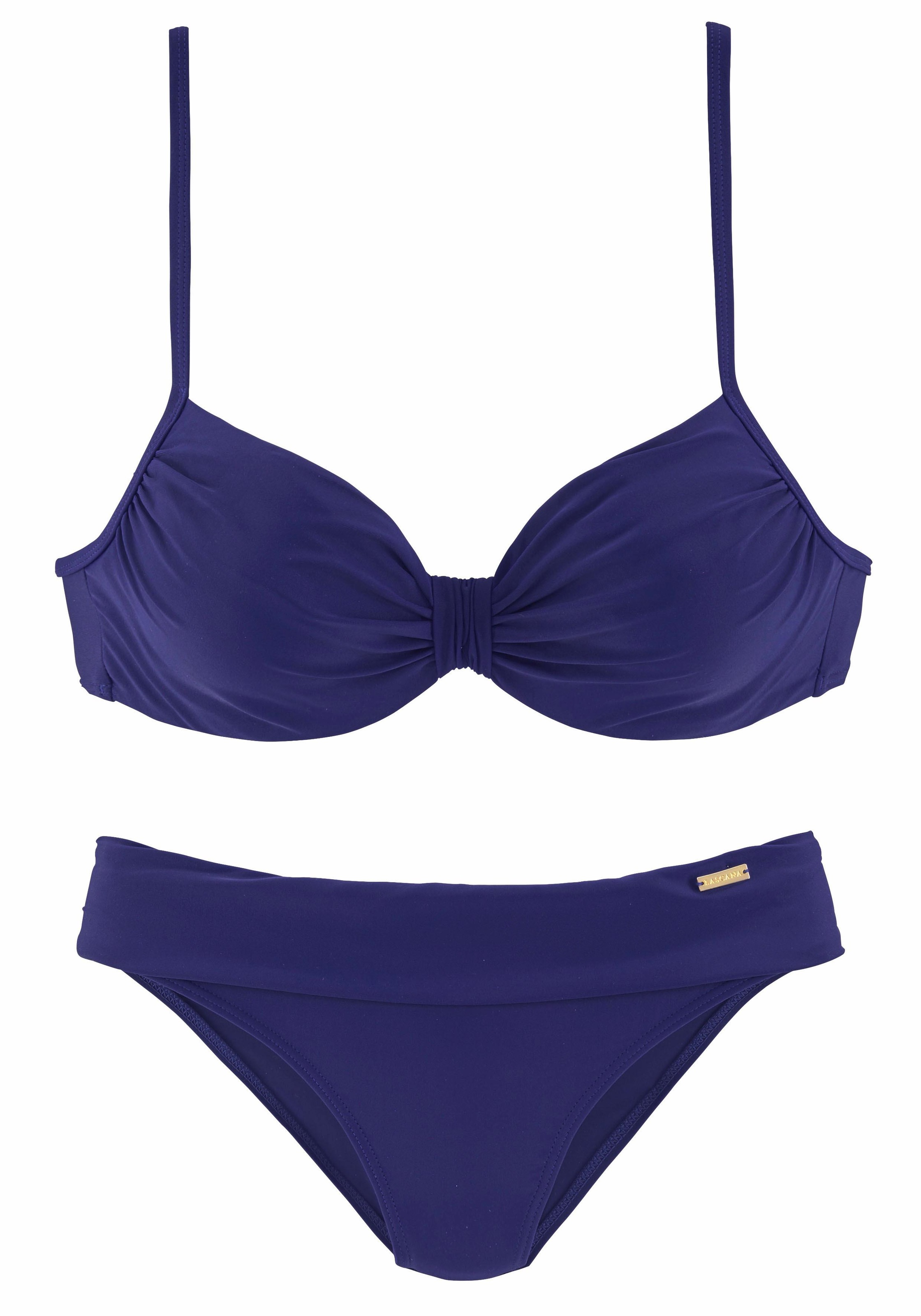 LASCANA Bügel-Bikini mit Raffungen am Cup
