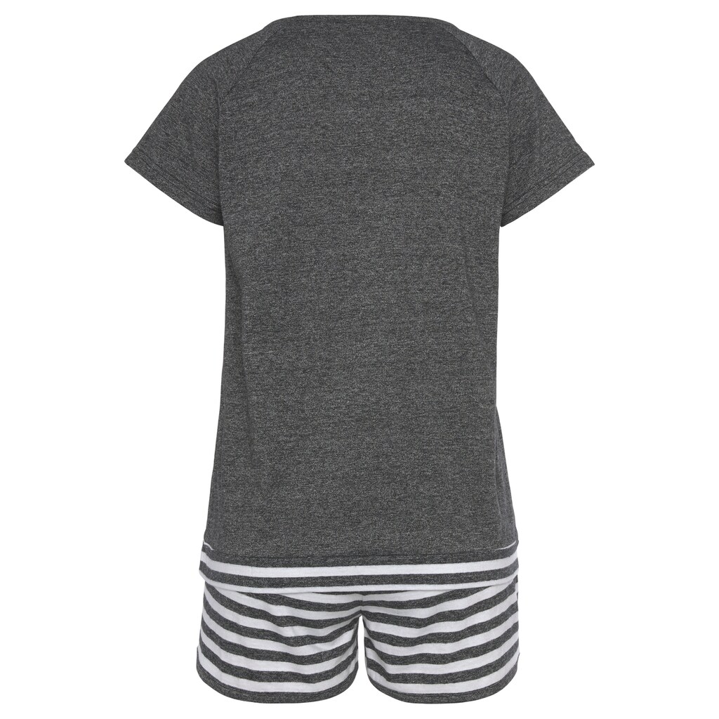 Vivance Dreams Shorty, (2 tlg.), mit Streifen-Details
