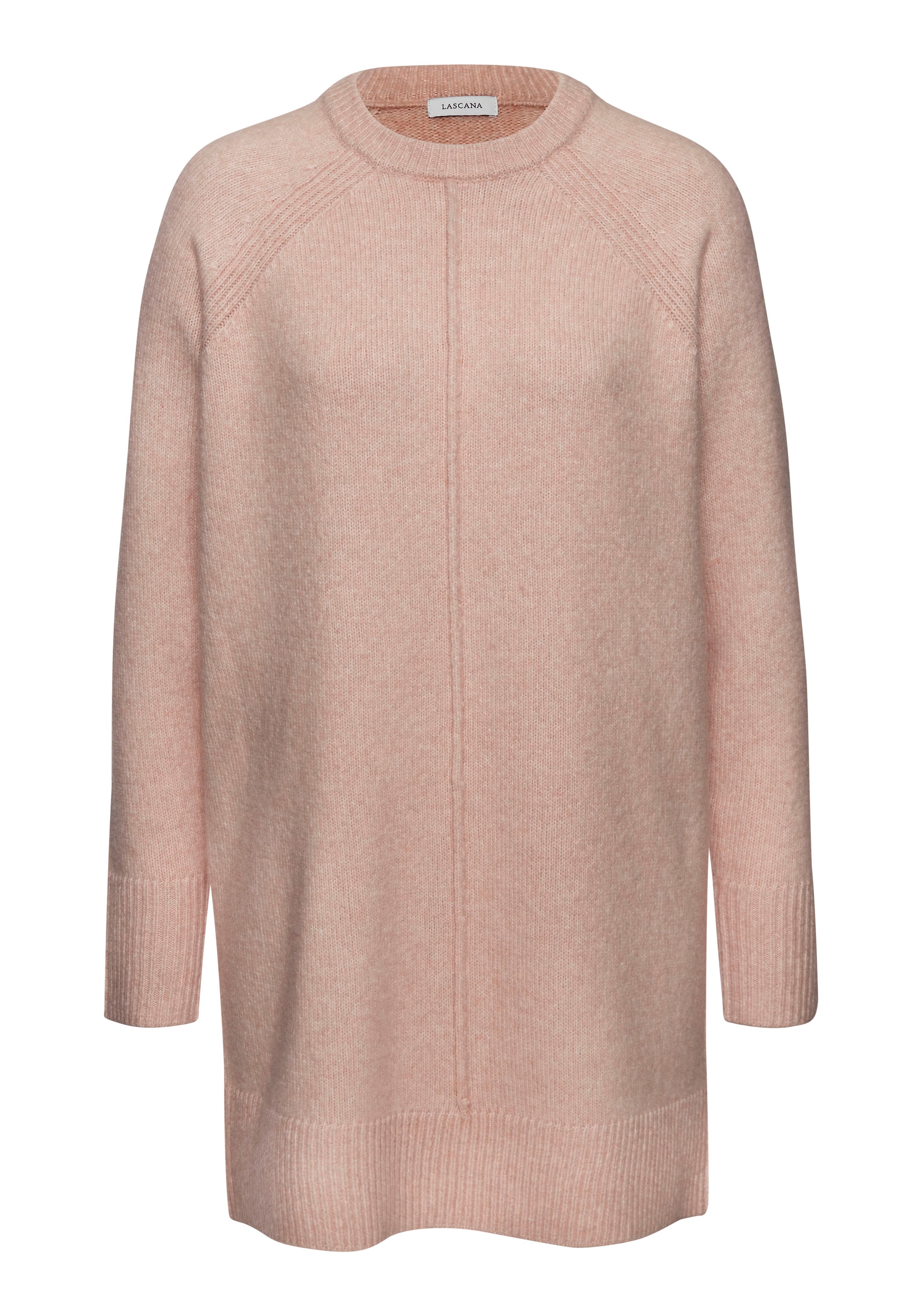 LASCANA Longpullover, in lässiger Form aus supersofter Qualität, Kuschelpulli, Pulloverkleid