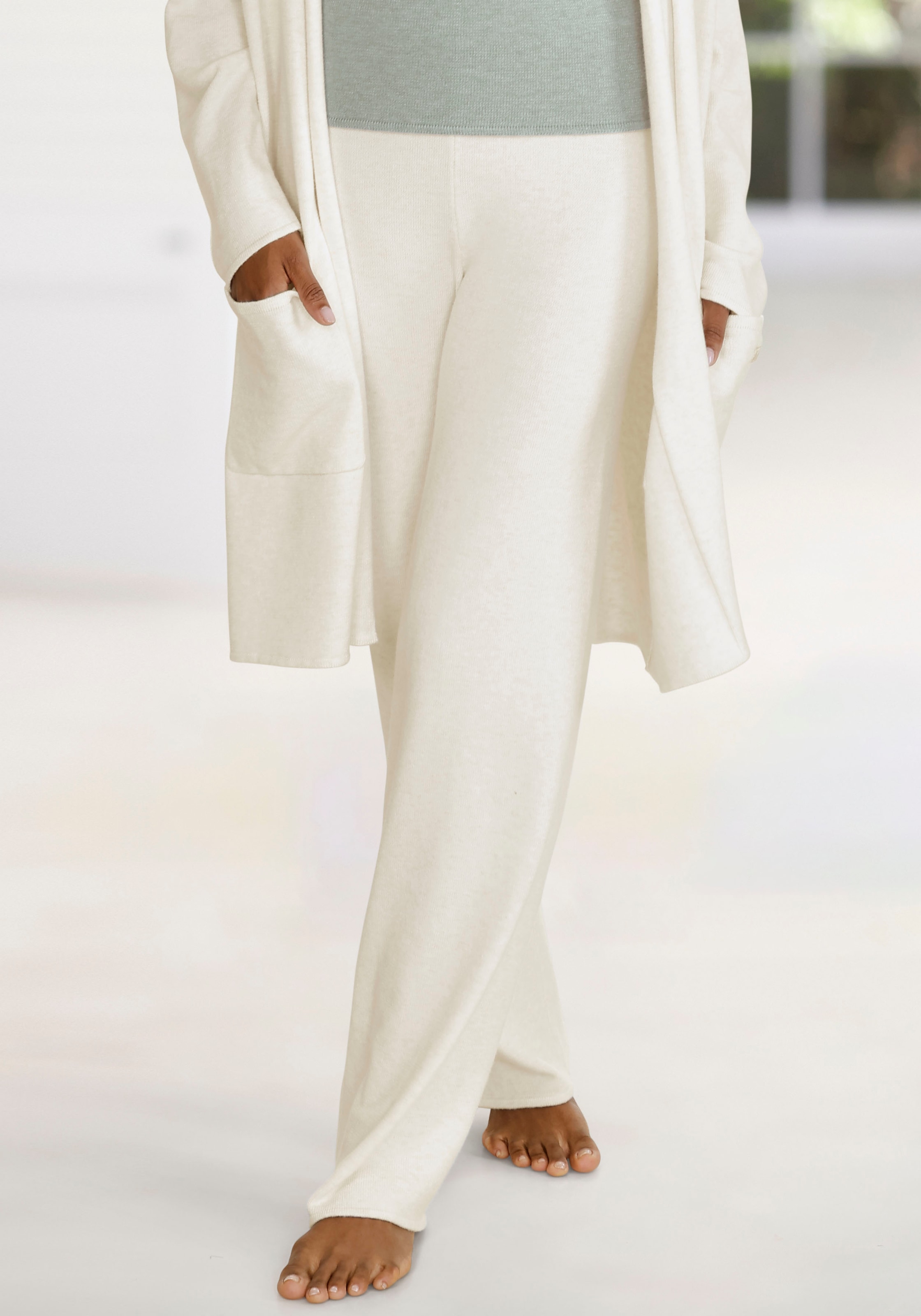 LASCANA Strickhose lässig aus hochwertigem Strick, Loungewear