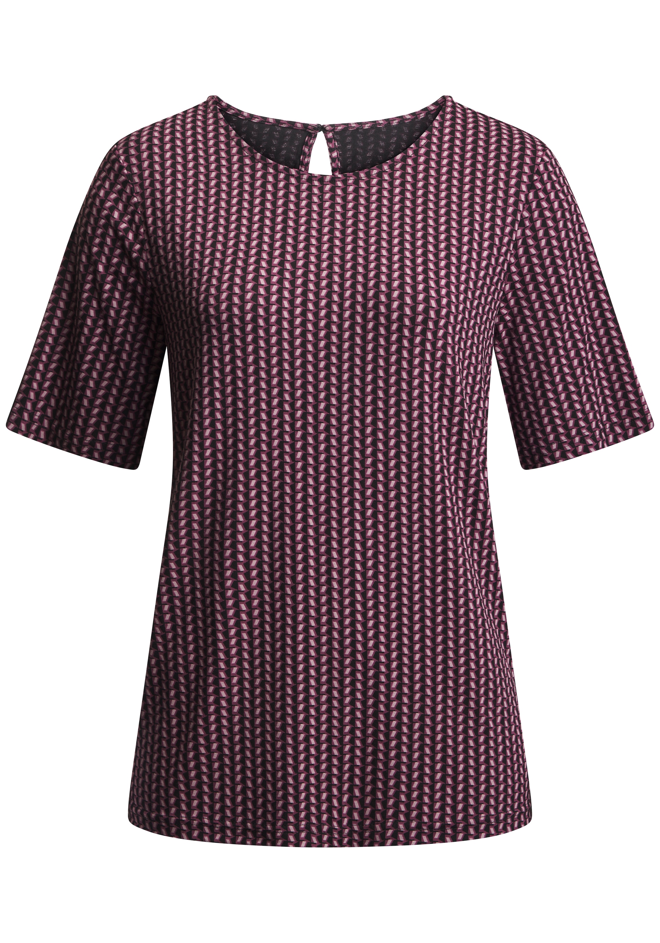 LASCANA T-Shirt 1 schönes Knopfdetail hinten