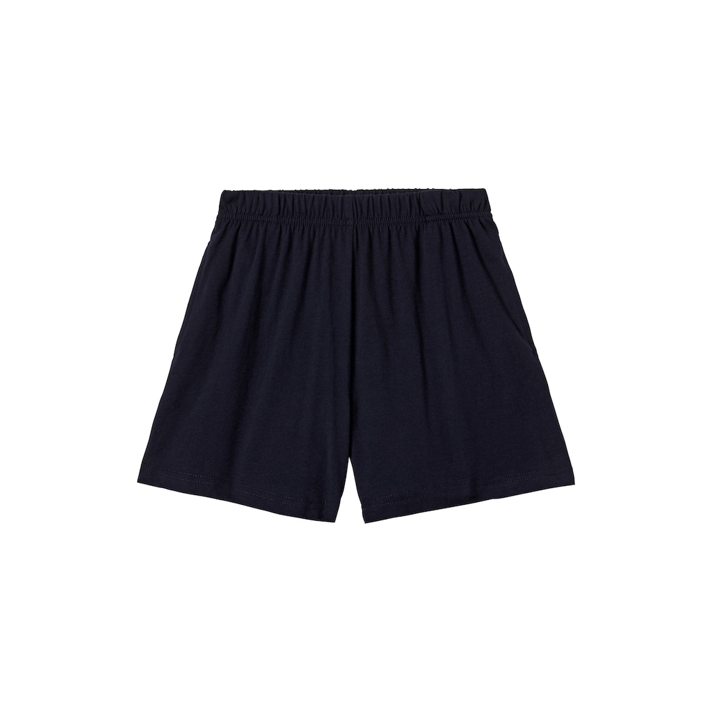 petite fleur Pyjama, (2 tlg., 1 Stück), Schlafanzug mit grossem Frontdruck