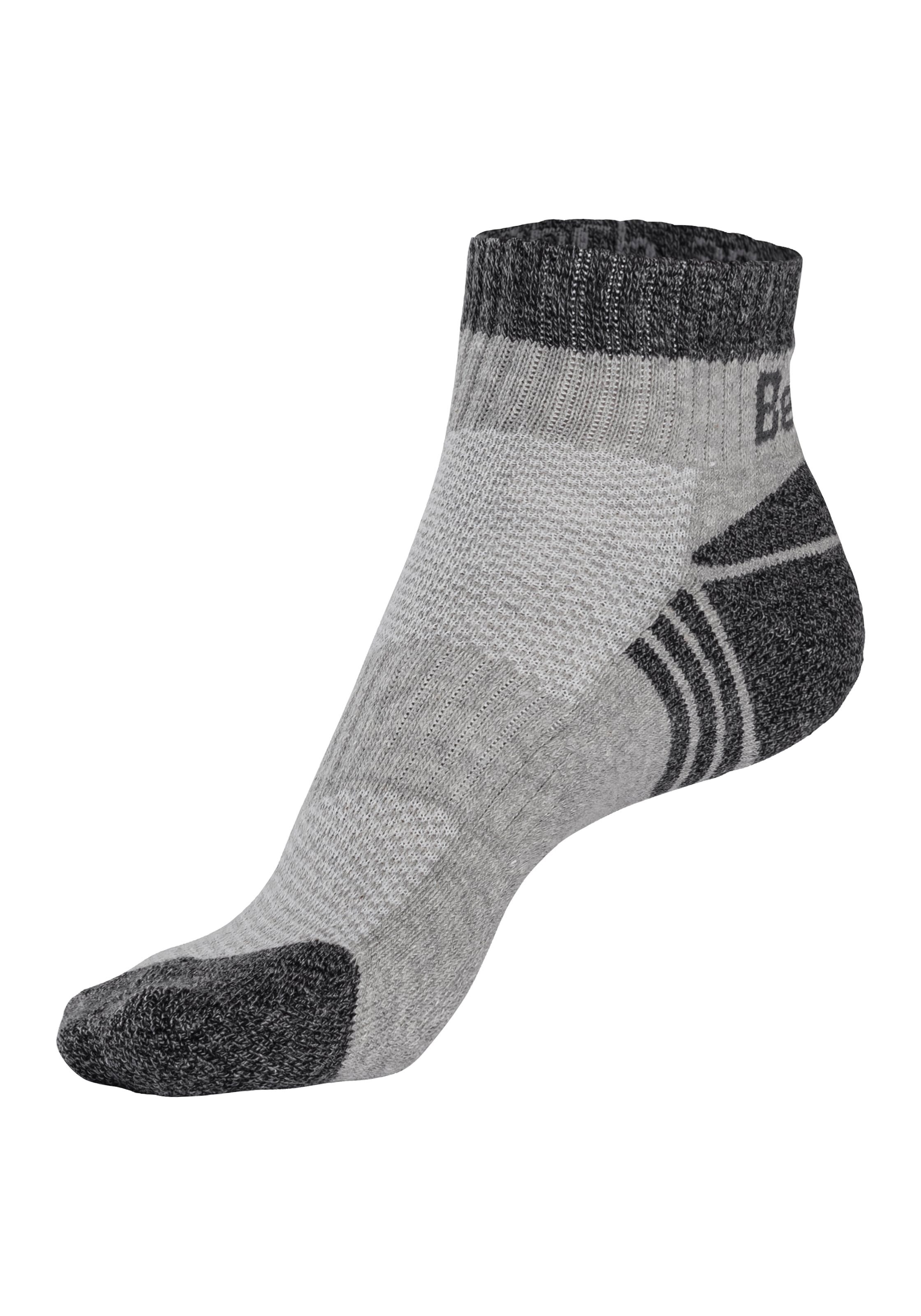 Bench. Kurzsocken Packung, 3 Stk. tlg. mit Mittelfussgummi und Pikee