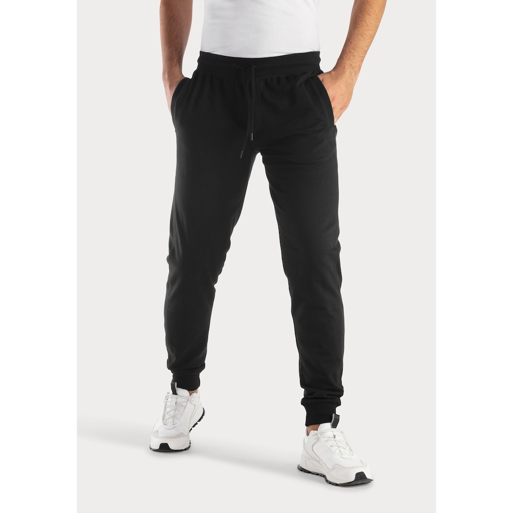 s.Oliver Sweathose, Jogginghose mit seitlichen Rippeneinsatz