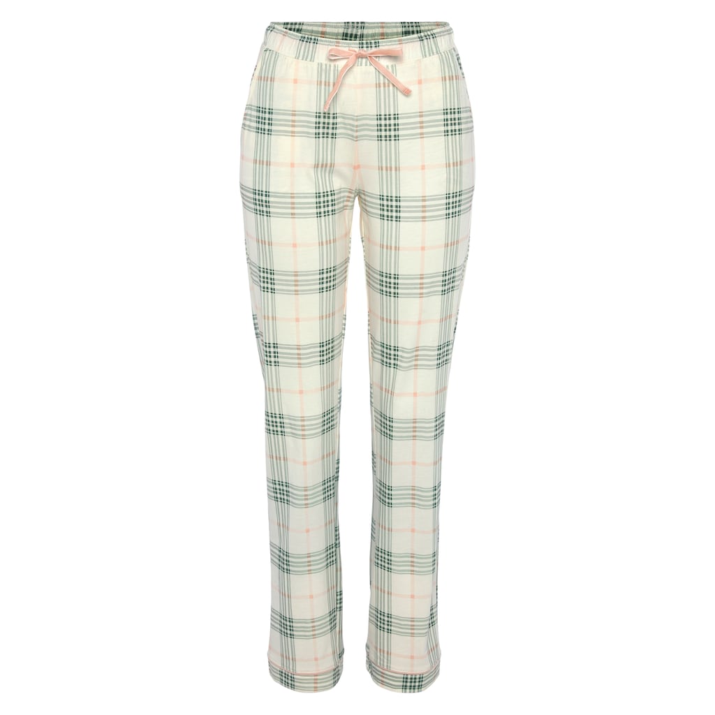 Vivance Dreams Pyjama, (2 tlg.), im klassischen Schnitt
