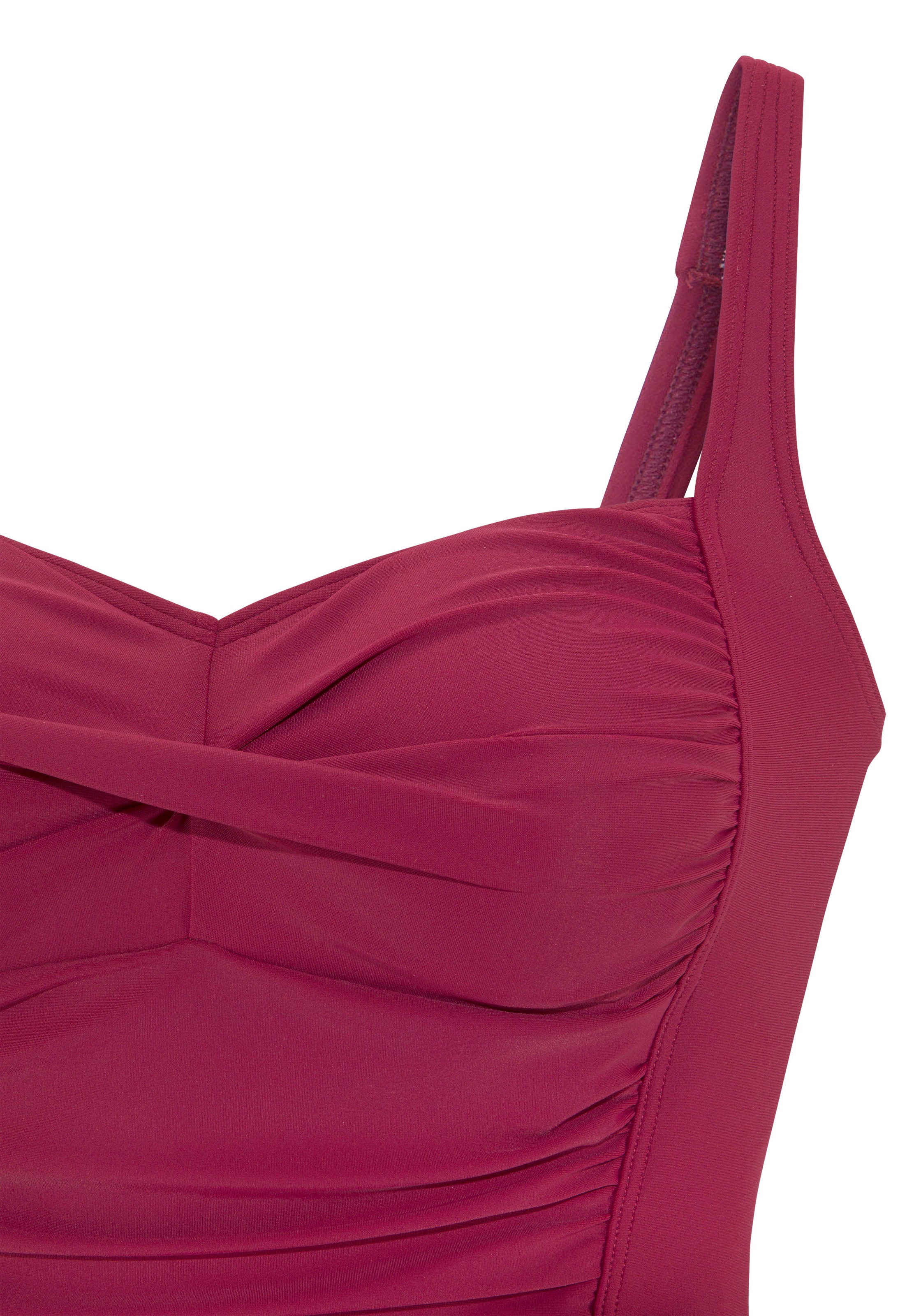 LASCANA Badeanzug »Saphir« mit Raffungen und Shaping-Effekt