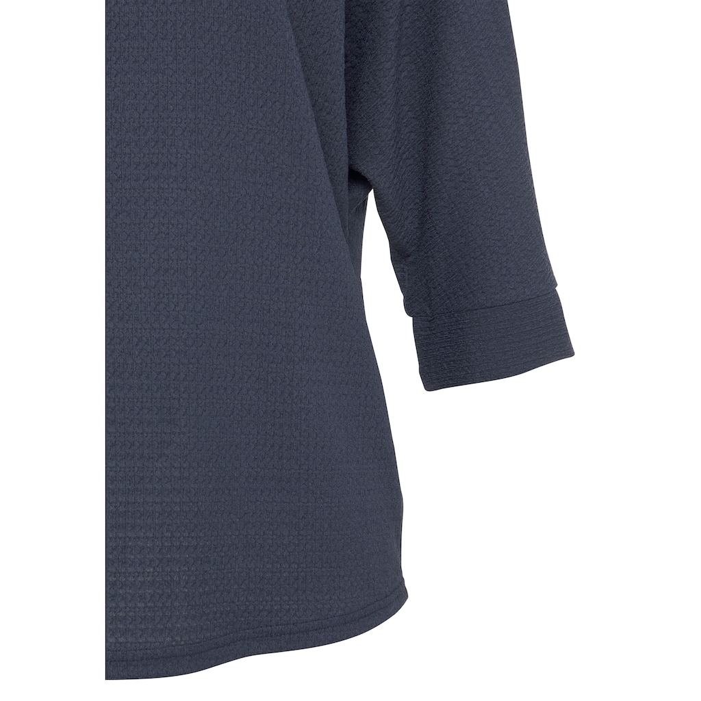 Vivance 3/4-Arm-Shirt »aus bügelfreier Crêpe-Qualität«