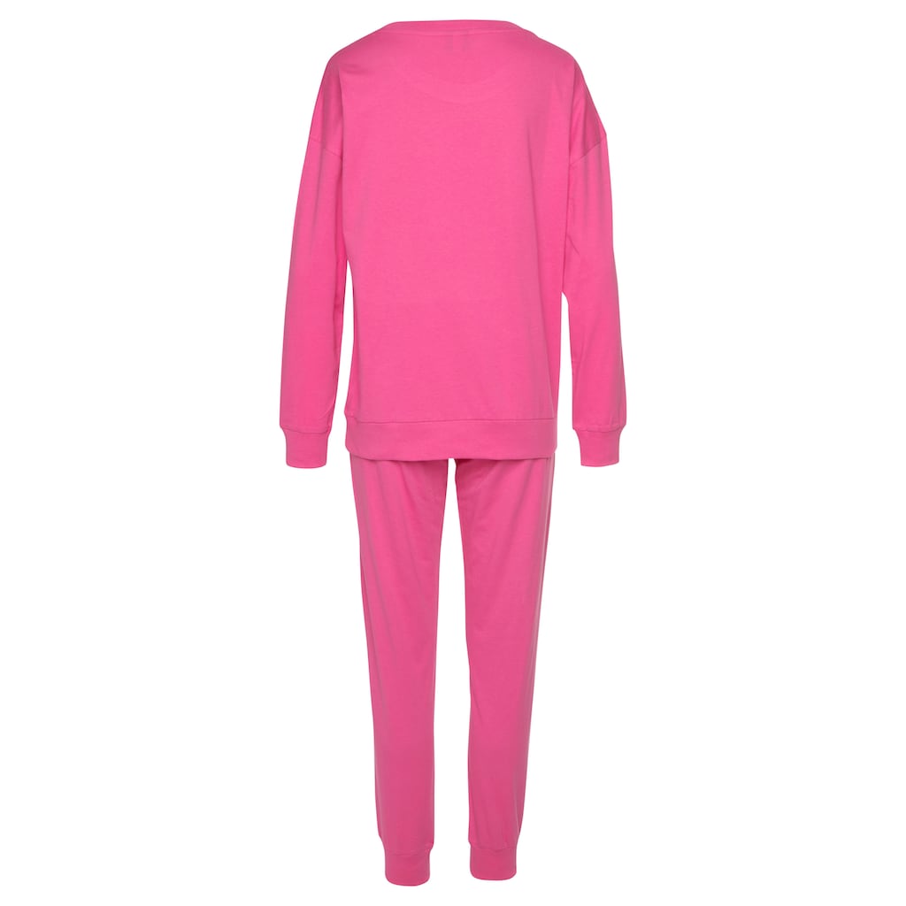 KangaROOS Pyjama, (2 tlg.), mit Slogan-Frontdruck