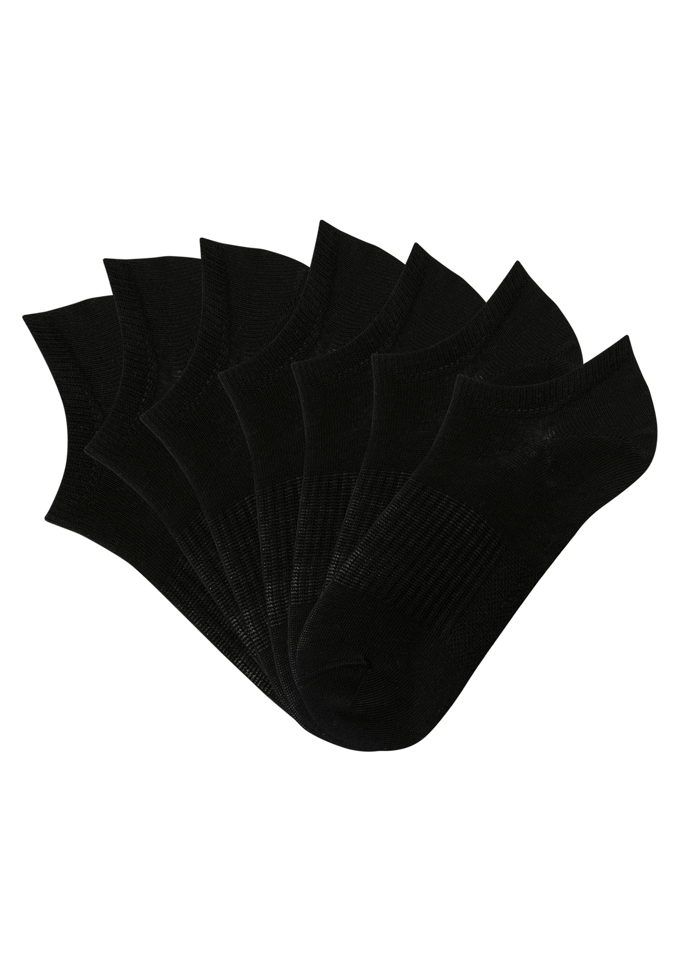 LASCANA ACTIVE Sneakersocken Packung, 7 Stk. tlg. mit Mittelfussgummi