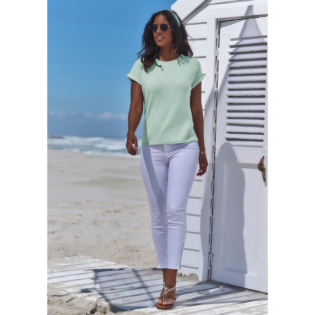 Vivance Kurzarmshirt »aus weicher Piqué-Qualität«, (2er-Pack)
