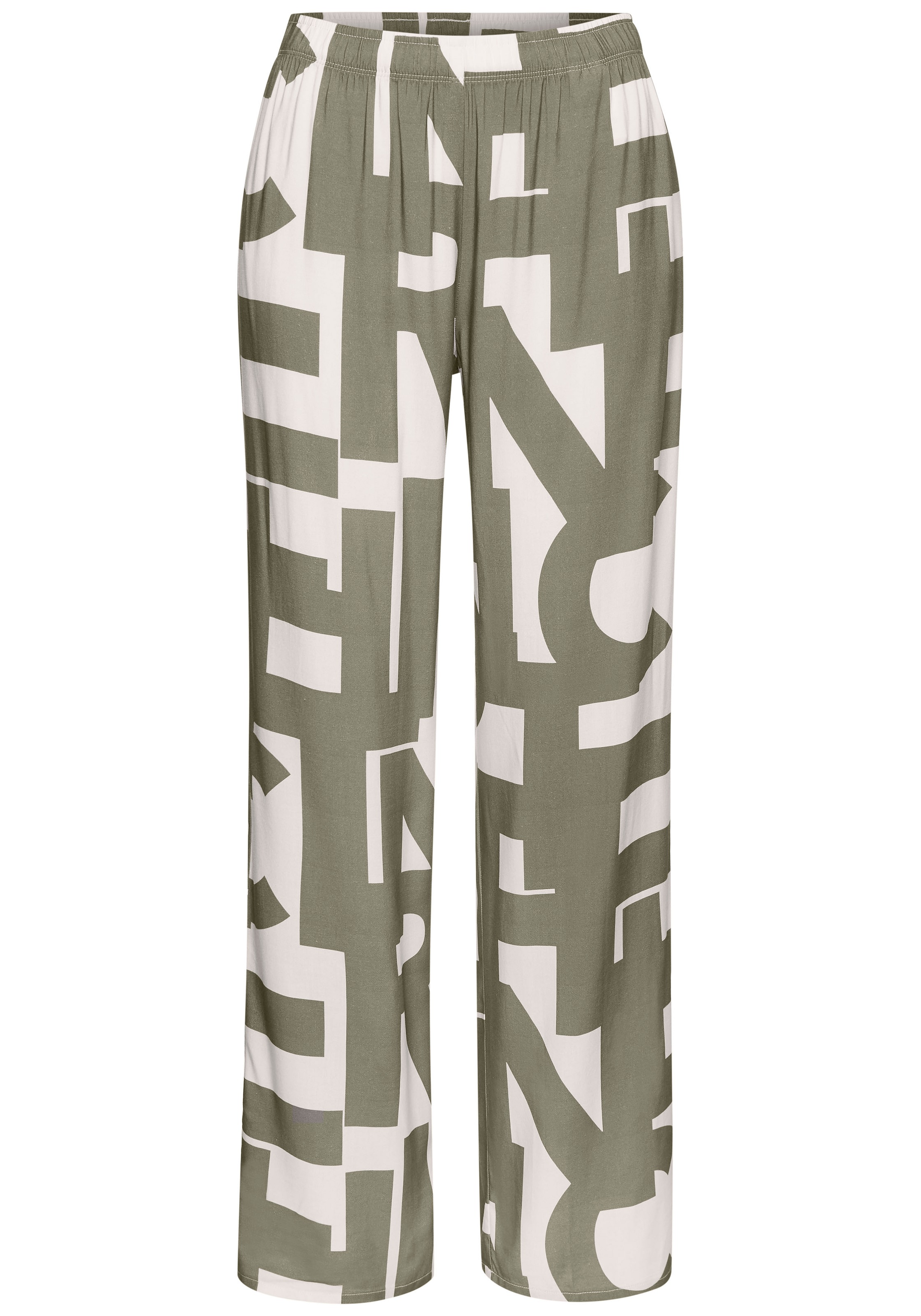 French Connection Pyjamahose, Gewebte Hemdenqualität aus Viskose