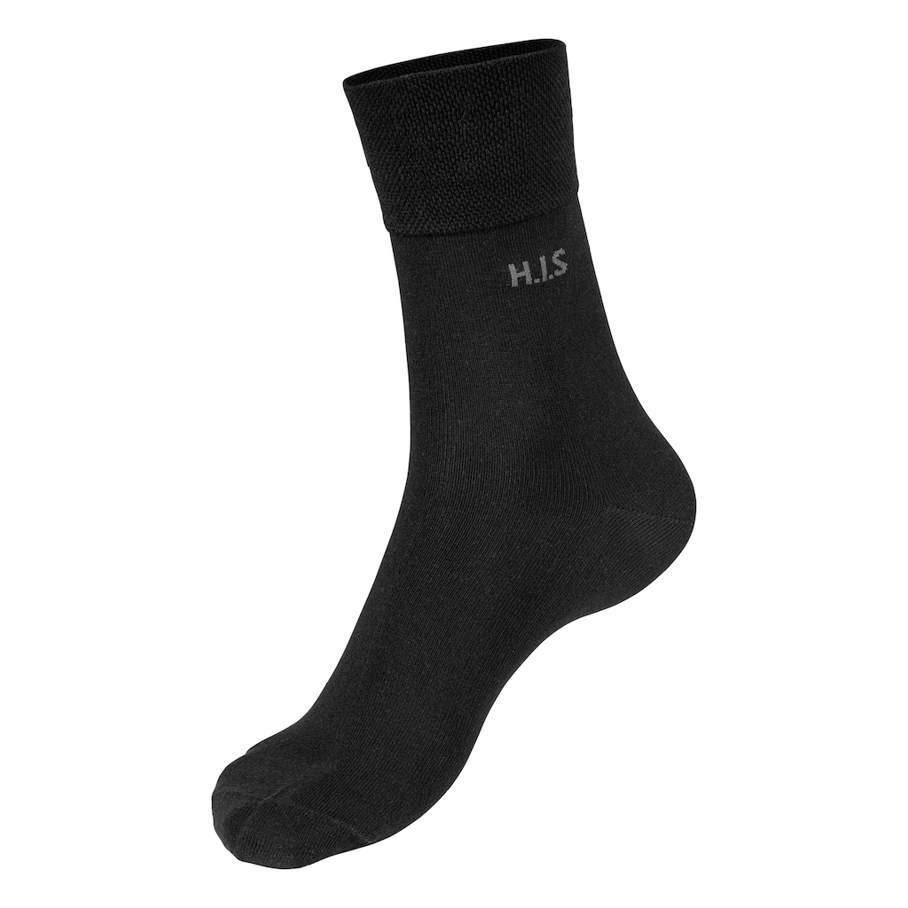 H.I.S Socken, (Packung, 12 Paar), ohne einschneidendes Gummi