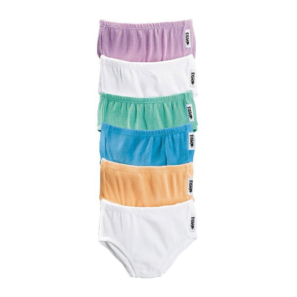 petite fleur Slip, (Packung, 6 St.), bequemer Basic, angenehm zu Tragen