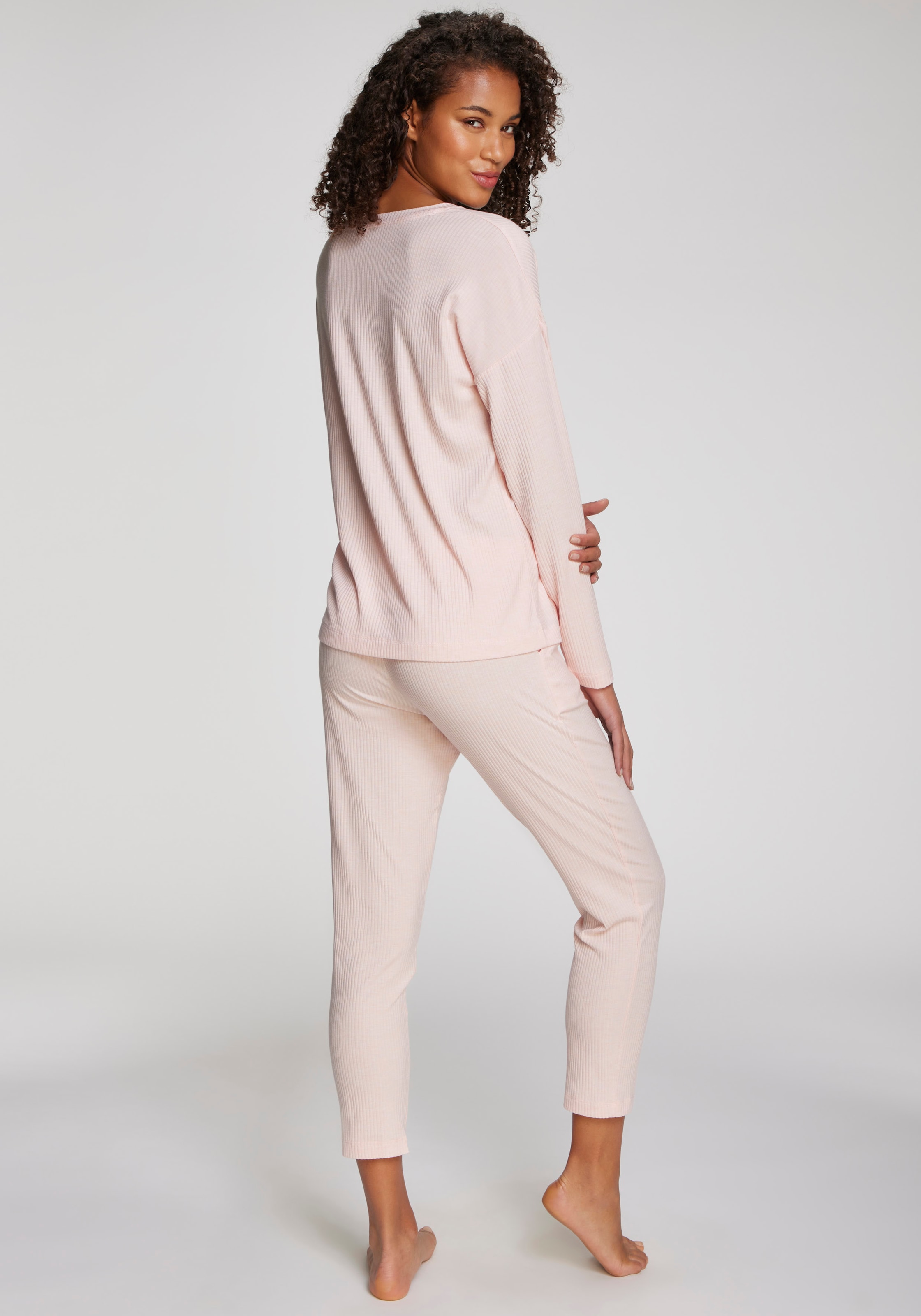 s.Oliver Pyjamahose  aus weicher Rippqualität