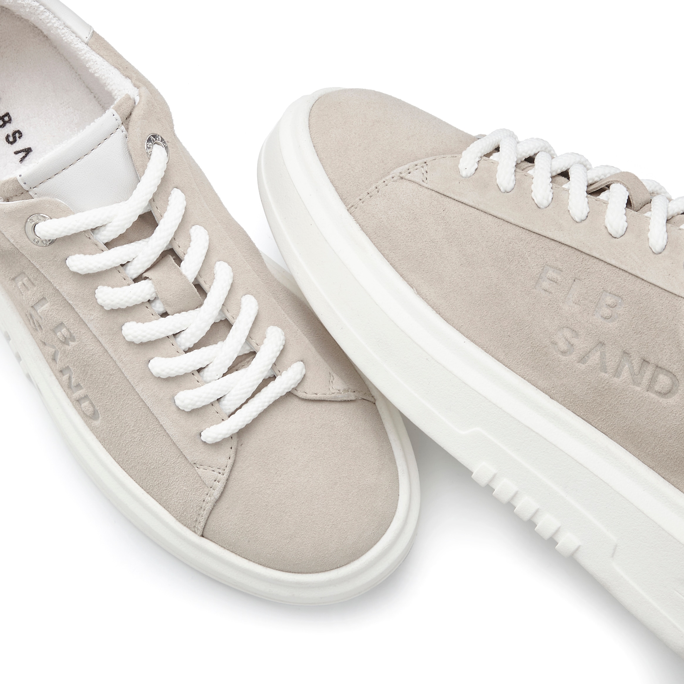 Elbsand Sneaker »Schnürschuh«, Schnürhalbschuh,Freizeitschuh aus Leder mit modischer Plateausohle