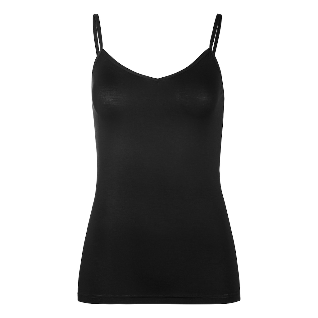 LASCANA Unterhemd, (Packung, 2 St., 2er-Pack), Spaghettiträger-Top, Unterziehshirt