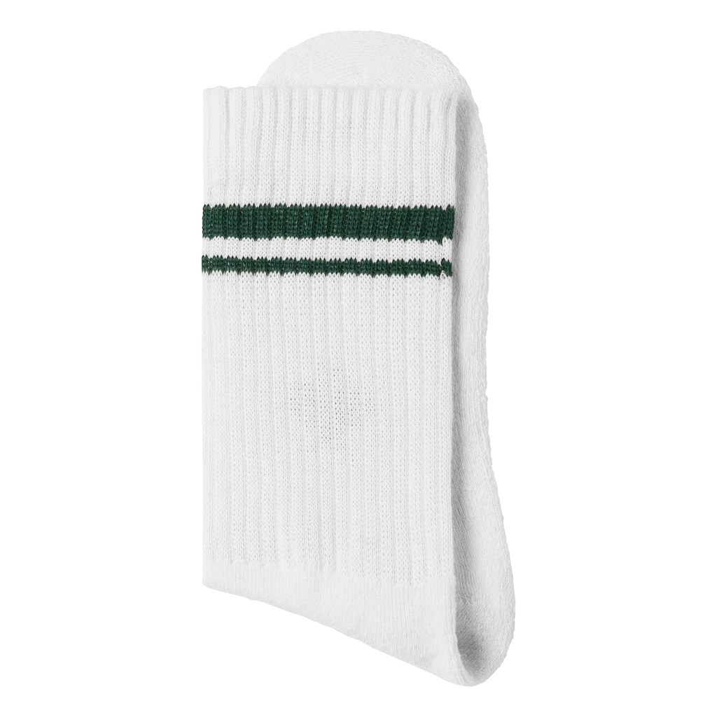 LASCANA ACTIVE Tennissocken, (Packung, 3 Paar), mit kleiner Stickerei
