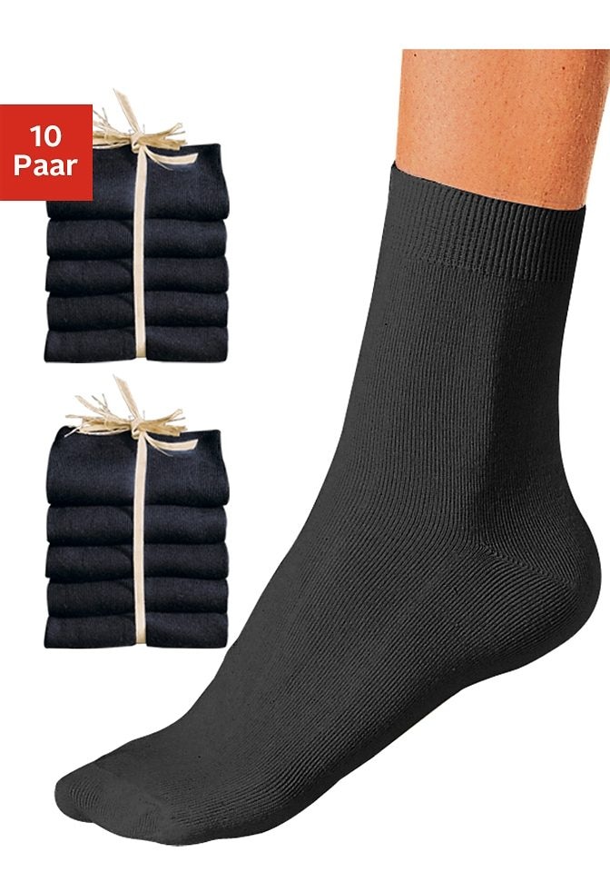 Go in Basicsocken Packung, 10 Stk. tlg. unifarben