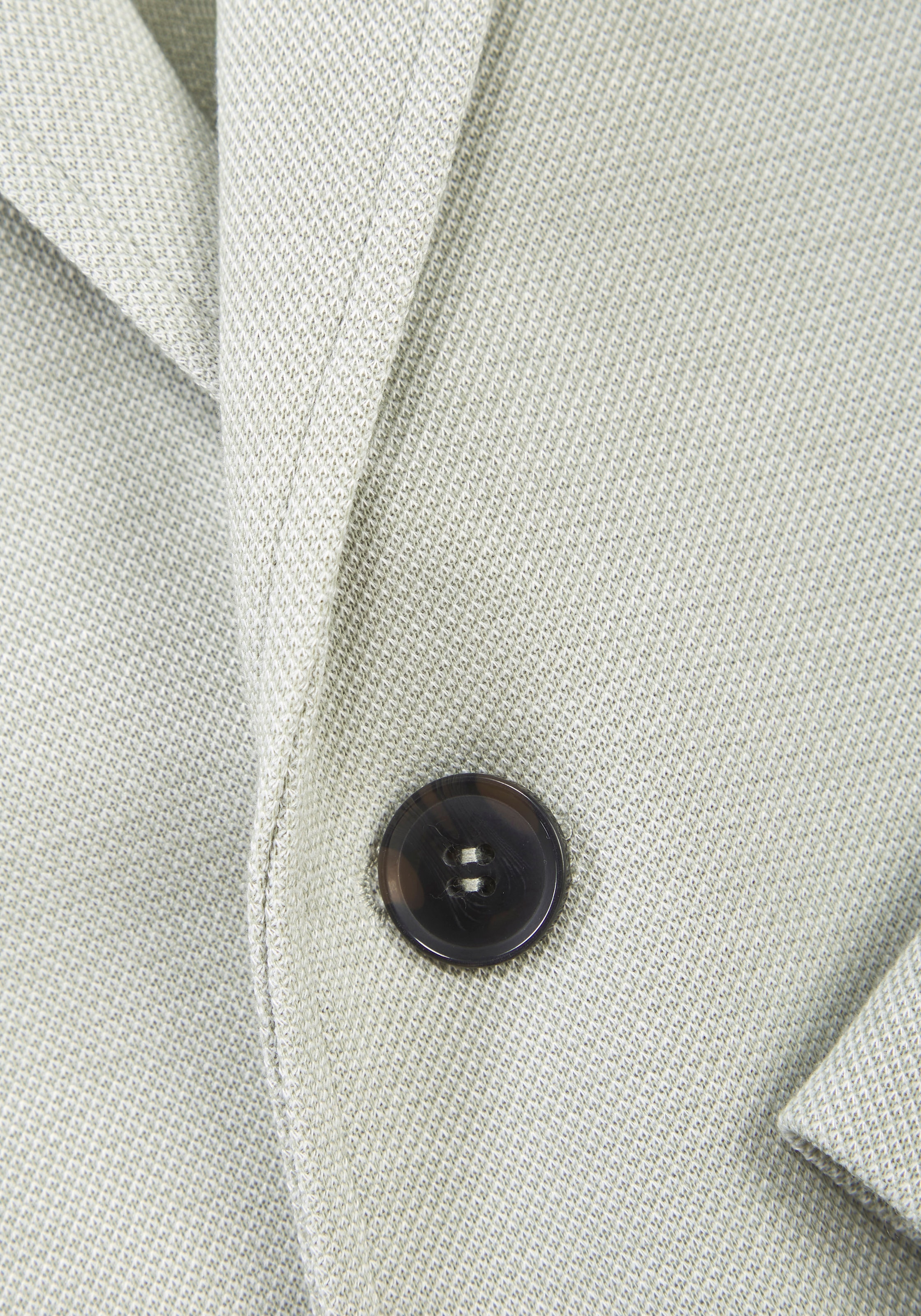 John Devin Veste »aus elastischer Jersey Pikee-Qualität« lässiges Stretchsakko mit dezentem Muster