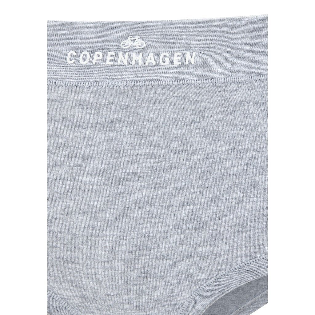Copenhagen Studios Panty »mit Logodruck am Bund«, (3er-Pack), aus softer Bio-Baumwollqualität