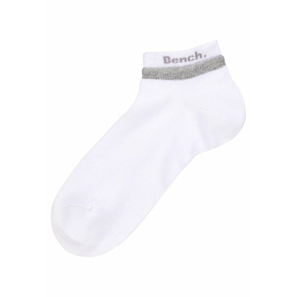 Bench. Kurzsocken, (Packung, 6 Paar), mit doppelten Bündchen