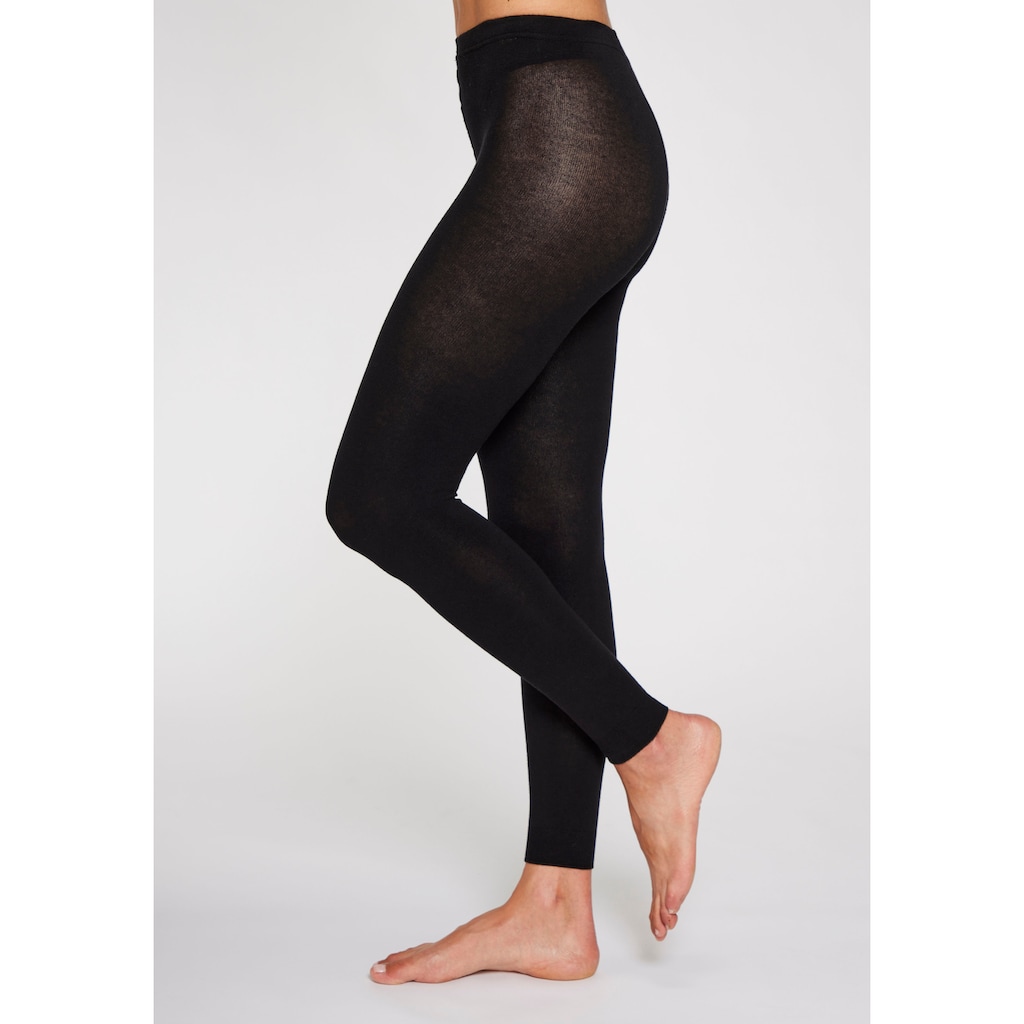 Lavana Strickstrumpfleggings, Thermosan, fein gestrickt, weich und elastisch
