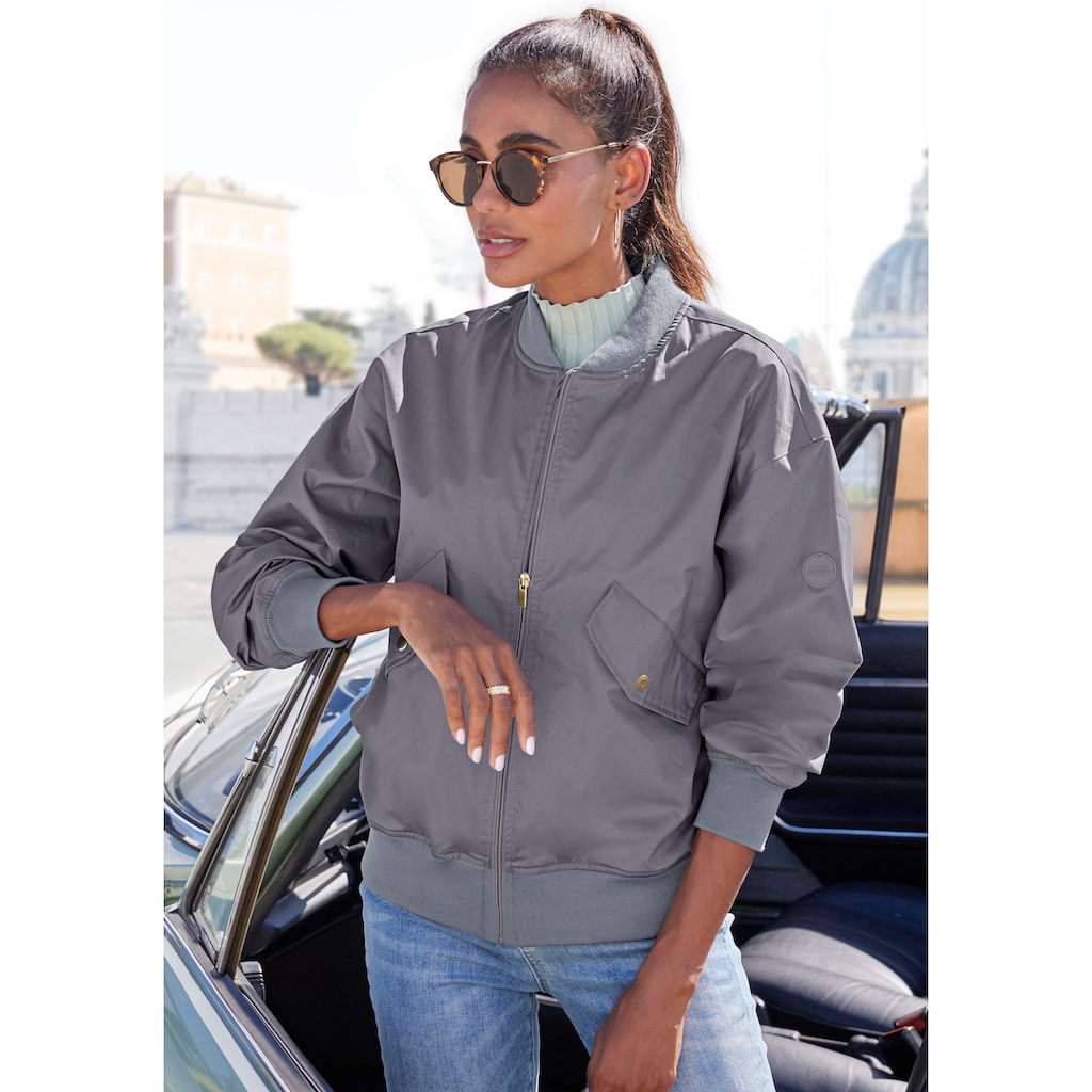 French Connection Blouson, ohne Kapuze, mit College-Kragen