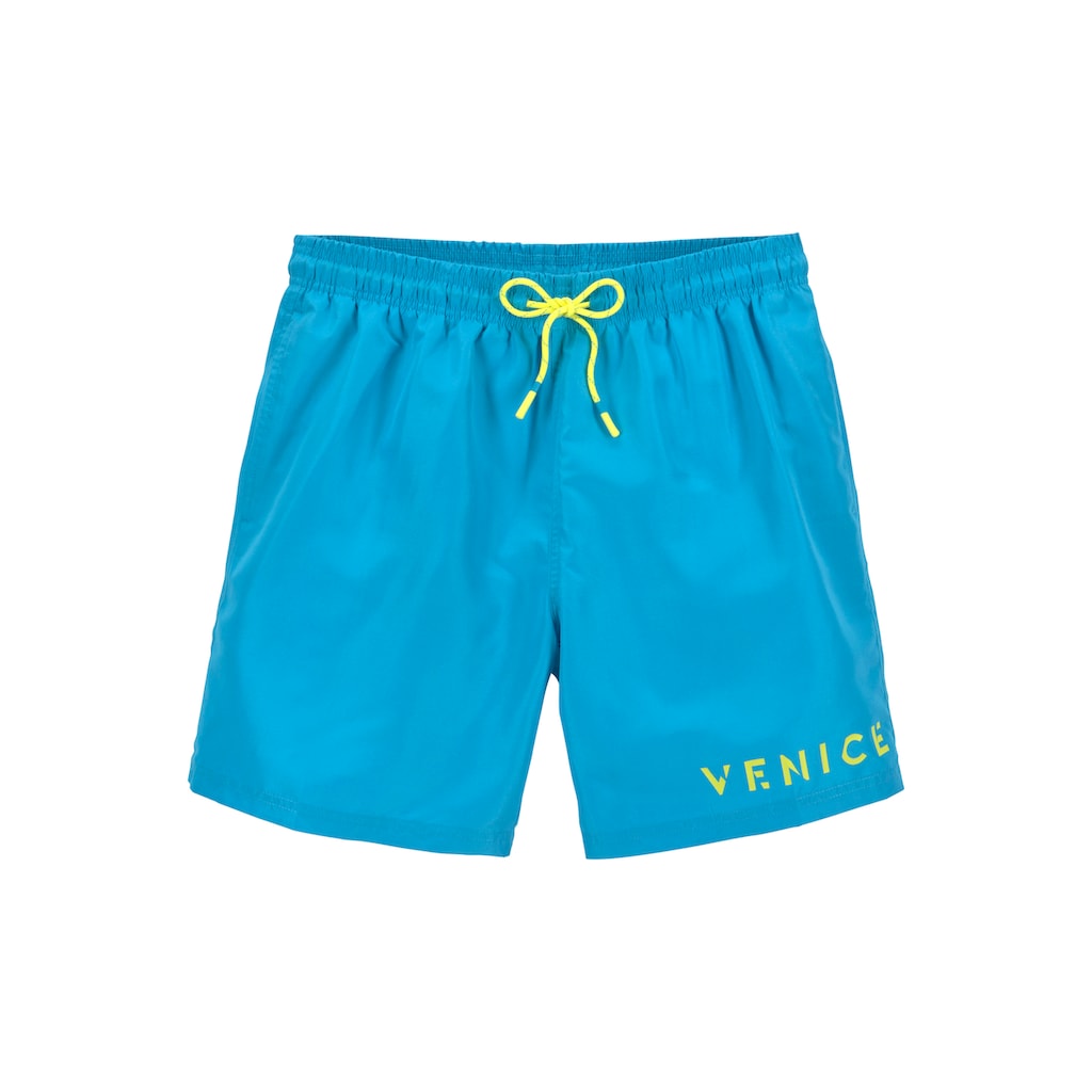 Venice Beach Badeshorts, seitliche Eingrifftasche mit Reissverschluss