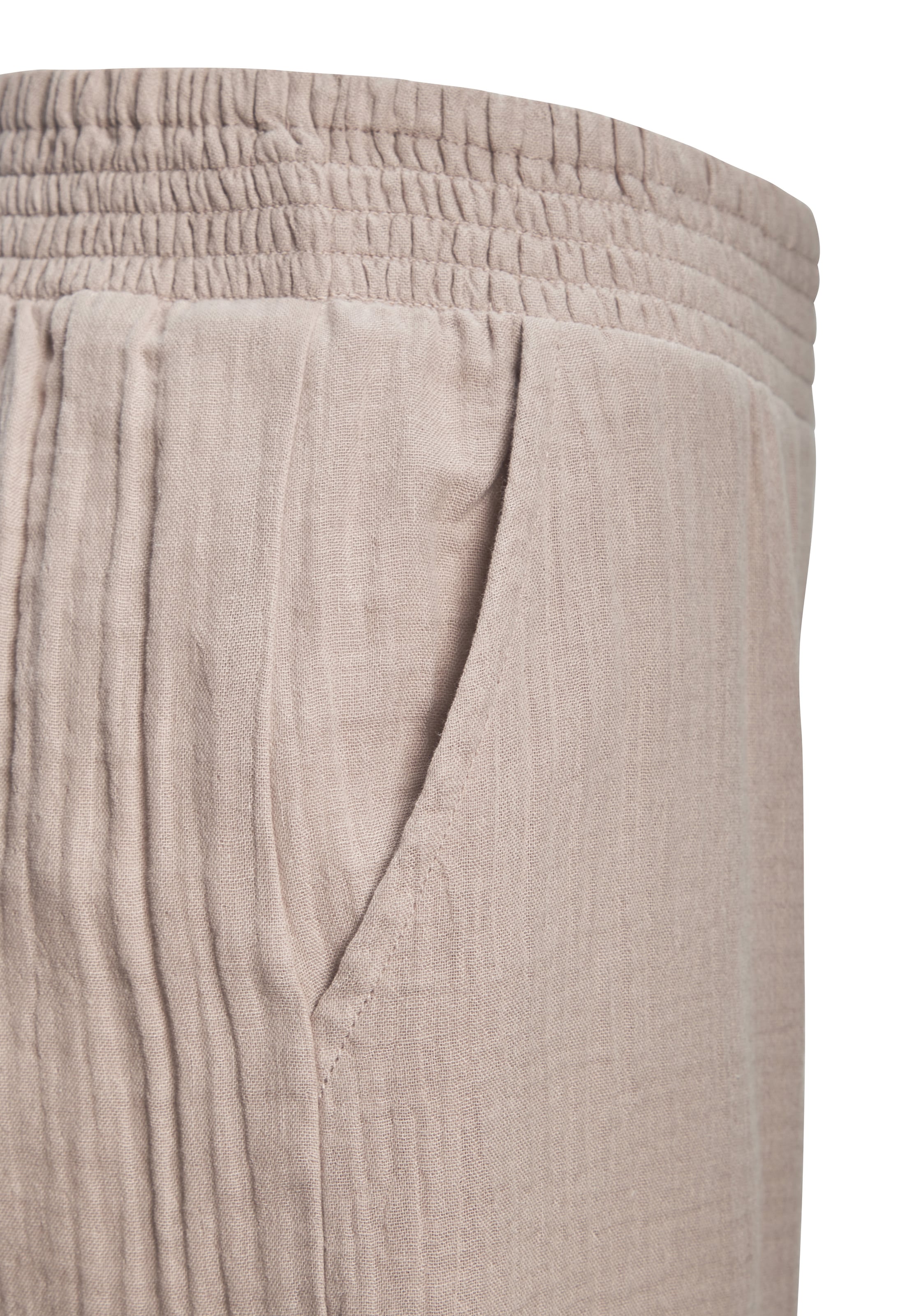 Beachtime Schlupfhose »für den Sommer mit elastischem Bund«  aus leichter Musselinware, luftige Strandhose mit weitem Schnitt