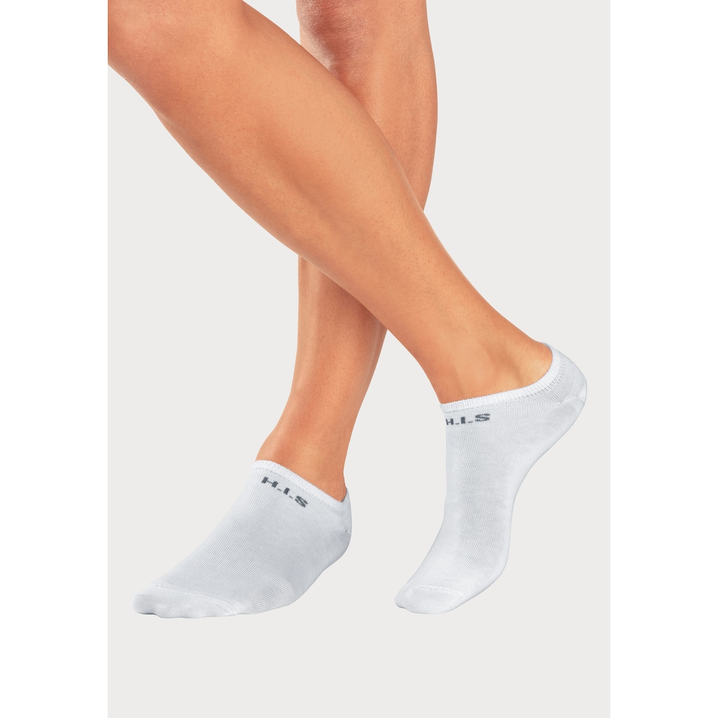 H.I.S Sneakersocken, (Packung), mit eingestricktem Markenlogo