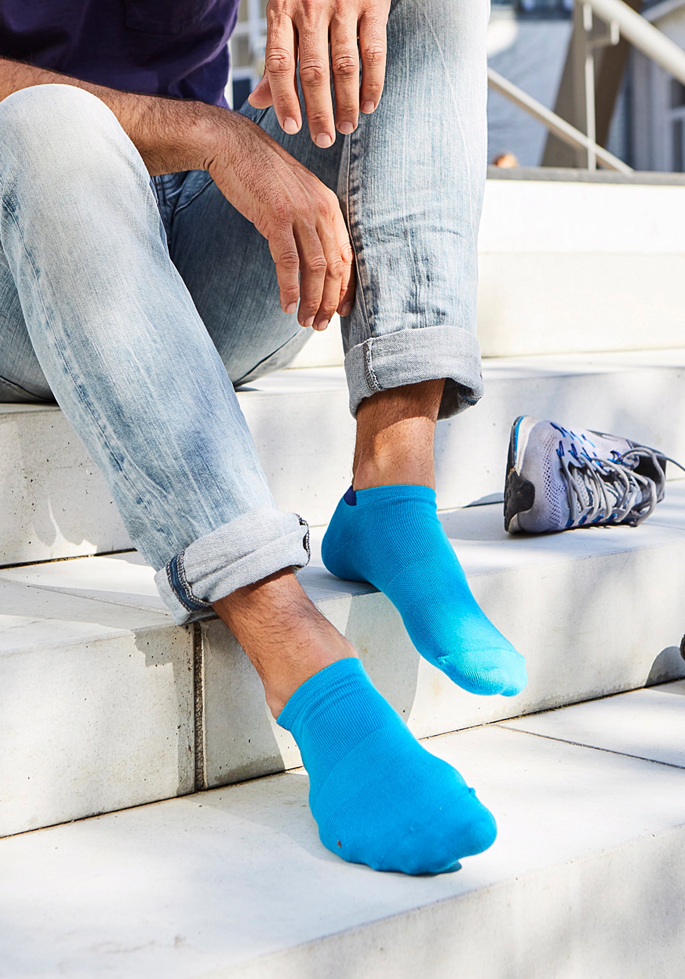 H.I.S Sneakersocken »Sneaker Socken Herren Damen, Kurzschaft Socken« Packung, 10 Stk. tlg. mit verstärkten Belastungszonen