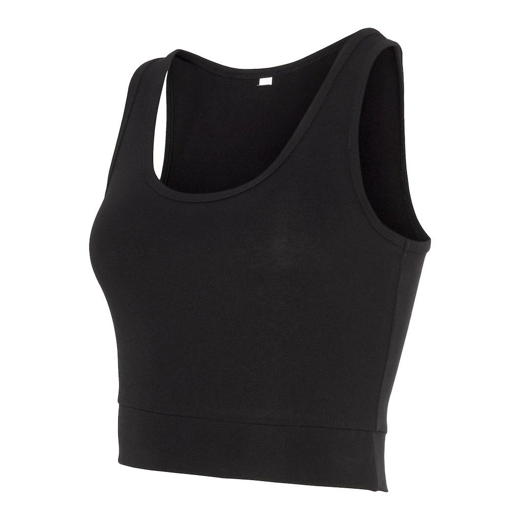 LASCANA ACTIVE Sporttop, Crop-Top mit breiten Trägern