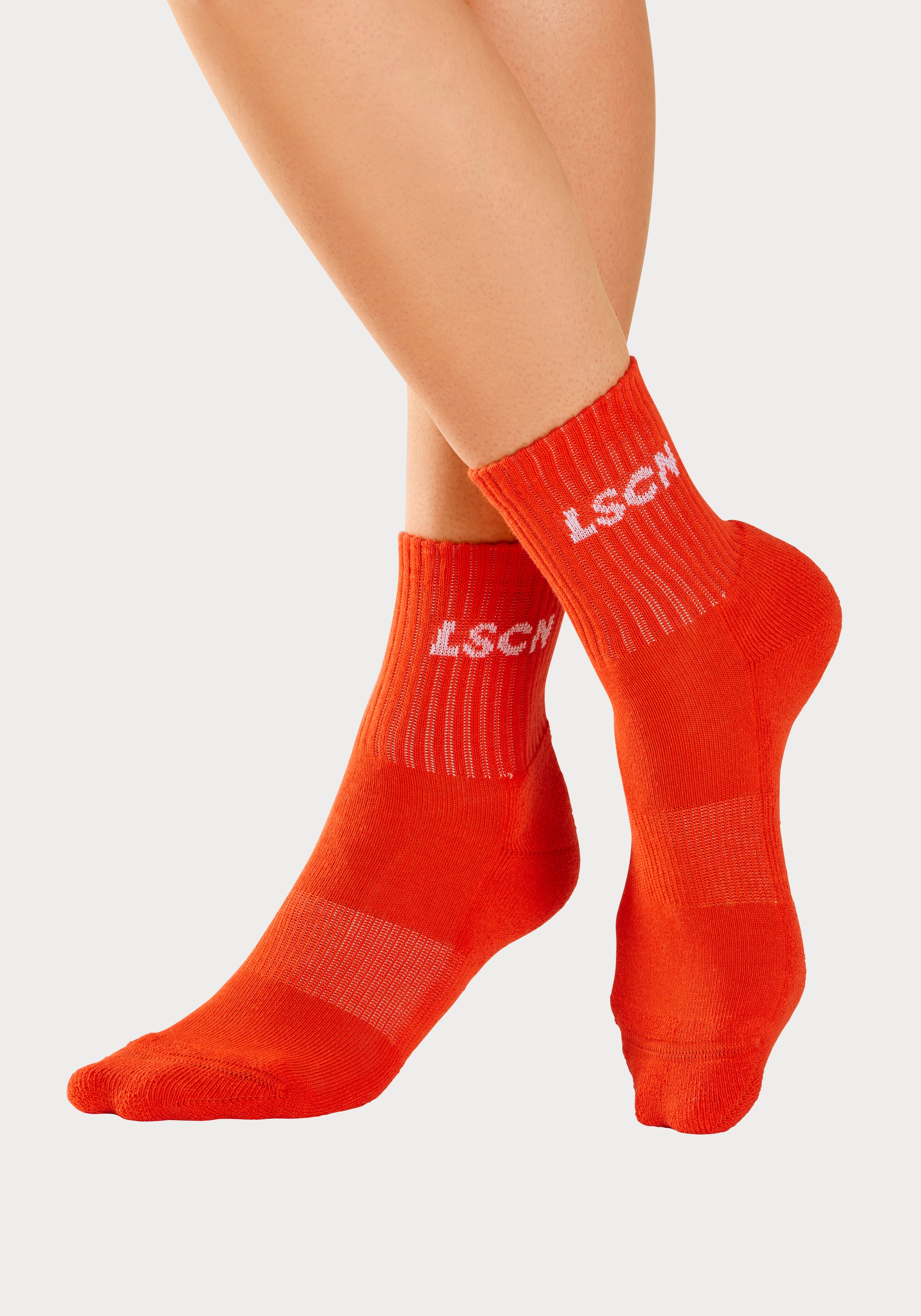 LSCN by LASCANA Tennissocken, (Packung, 2 Paar), mit Halbfussfrottee