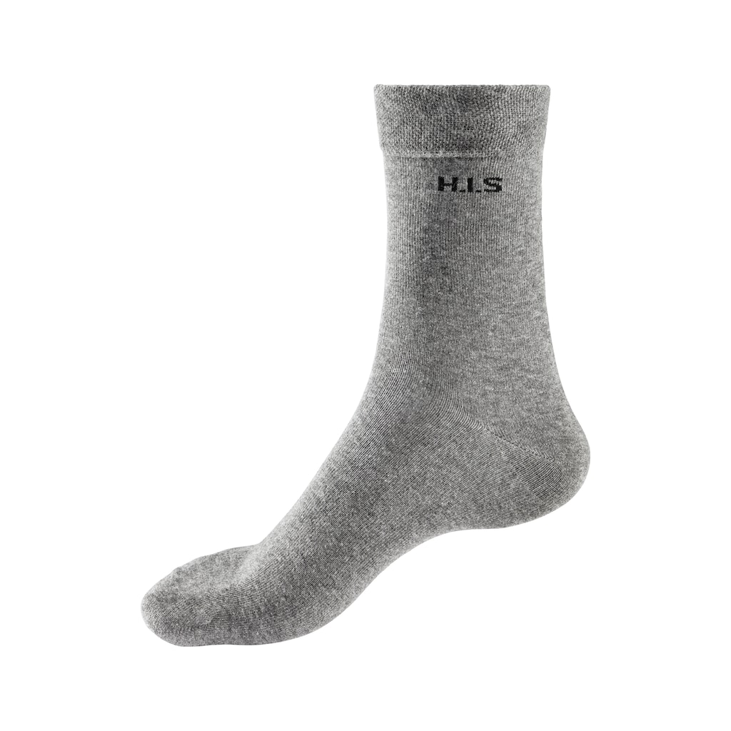 H.I.S Socken, (Packung, 4 Paar), mit druckfreiem Bündchen