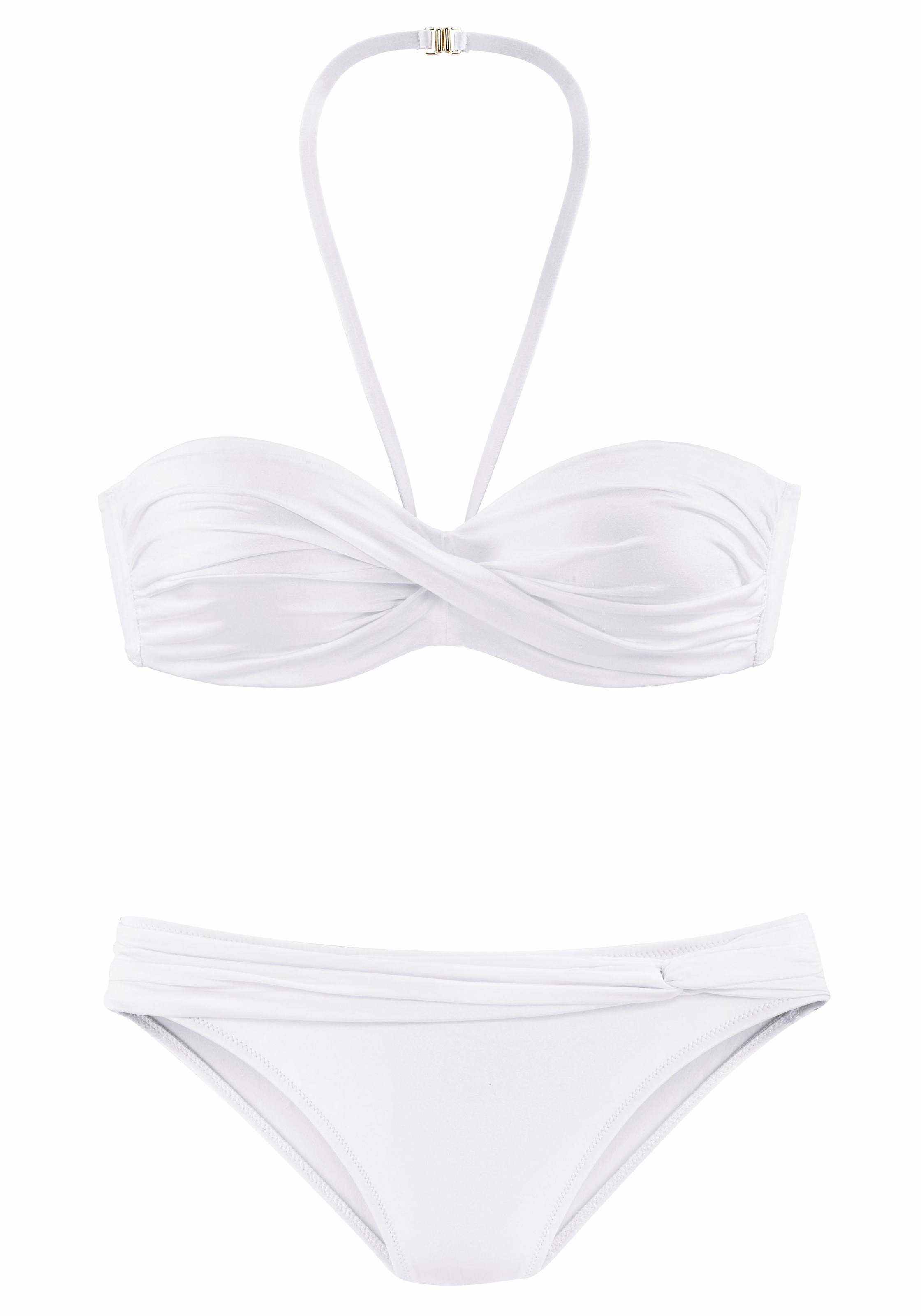 LASCANA Bügel-Bandeau-Bikini mit verschiedenen Trägervarianten