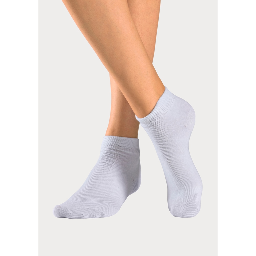 H.I.S Kurzsocken, (Packung, 10 Paar), mit eingestrickten Symbolen