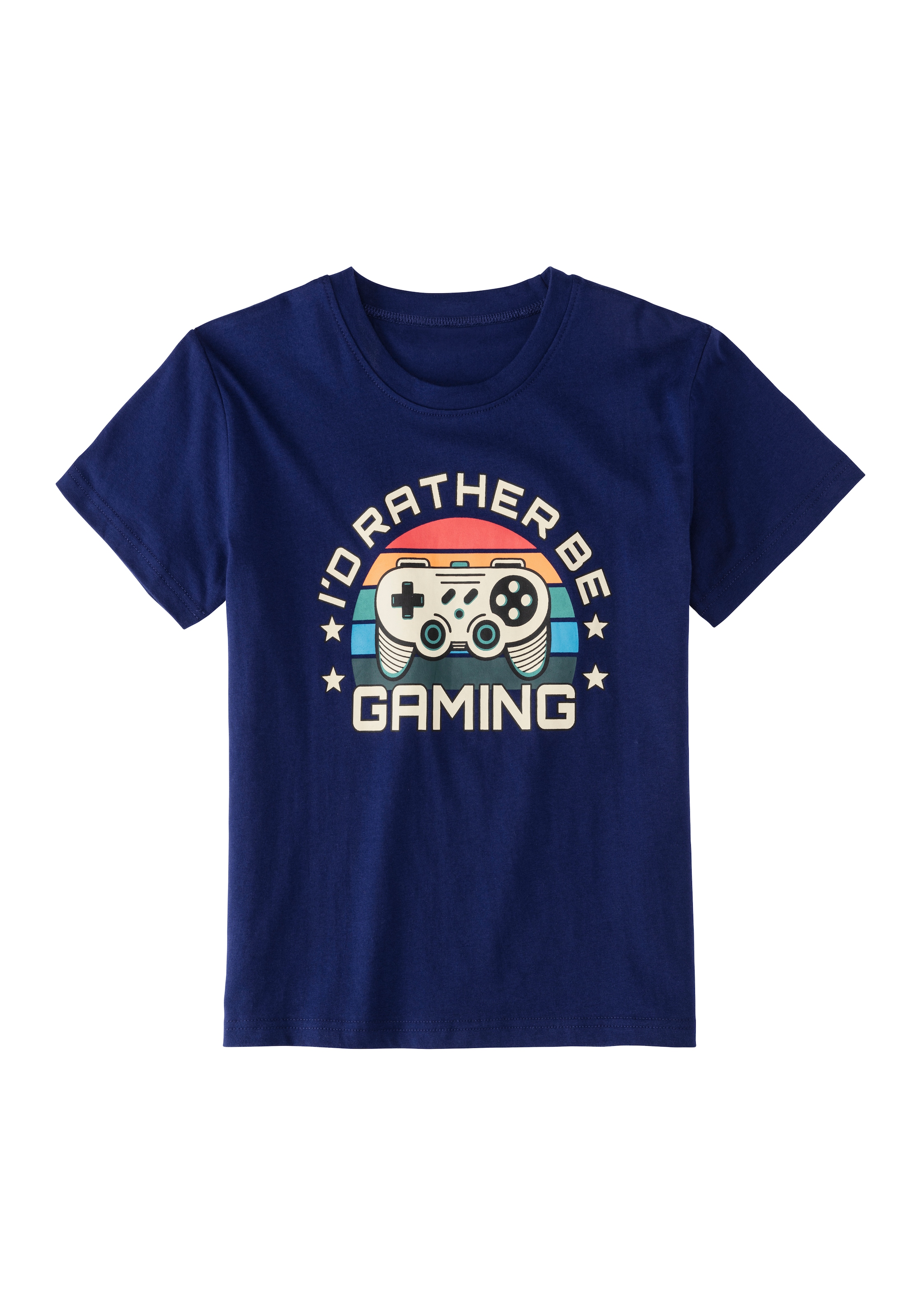 AUTHENTIC LE JOGGER Pyjama Packung, 1 Stück, 2 pièces Schlafanzug mit grossem Gaming - Print vorn