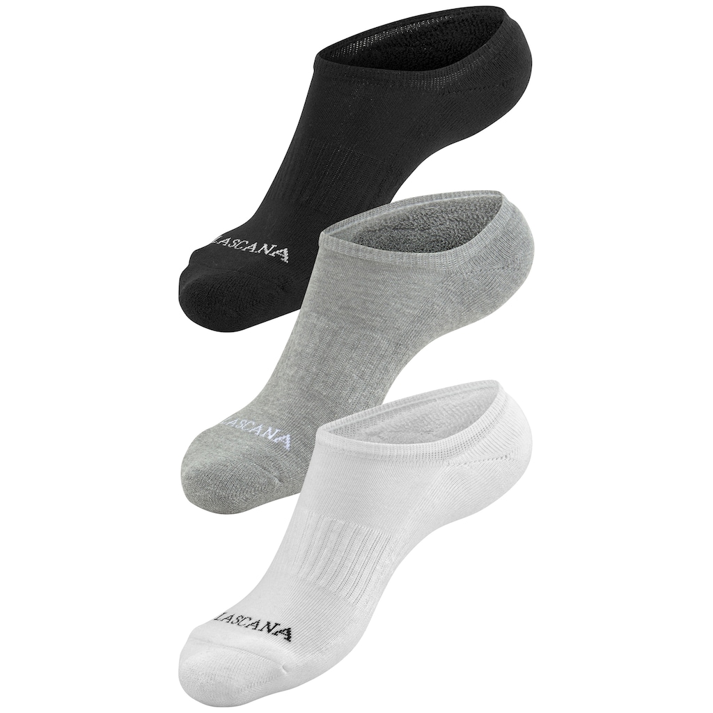 LASCANA ACTIVE Sneakersocken, (Packung, 7 Paar), mit Fussfrottee