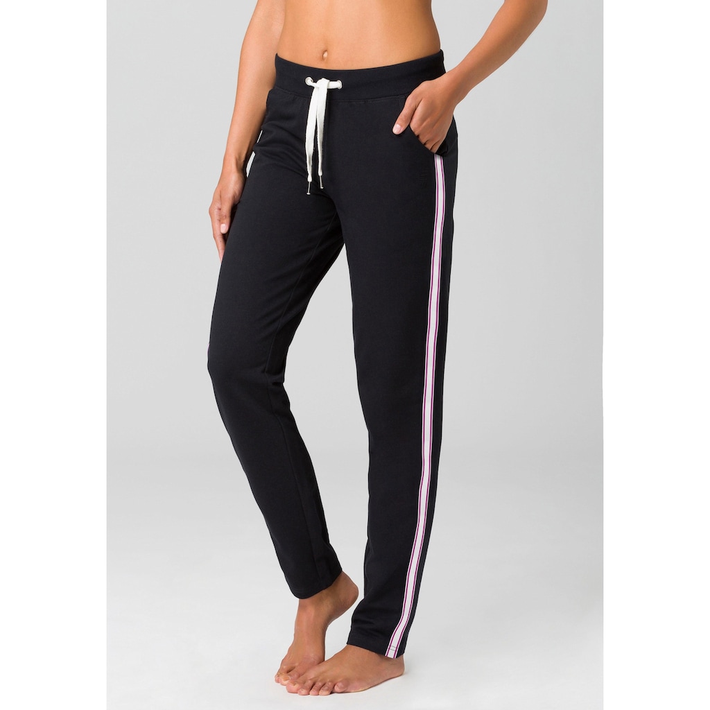 H.I.S Homewearhose, -Loungehose mit seitlichen Streifen und Eingrifftaschen, Loungewear