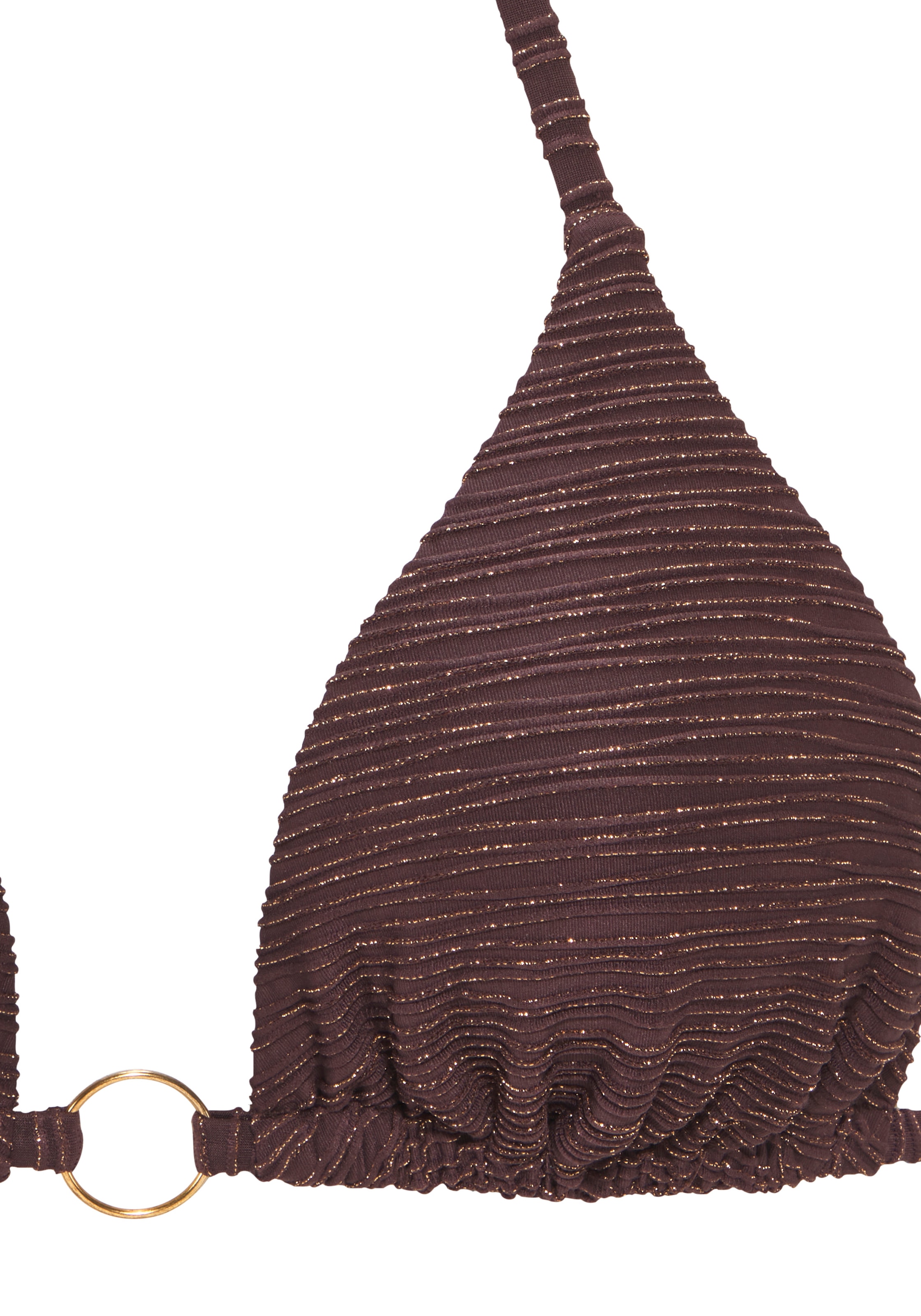 LASCANA Bikini triangle Glitzernde Strukturware