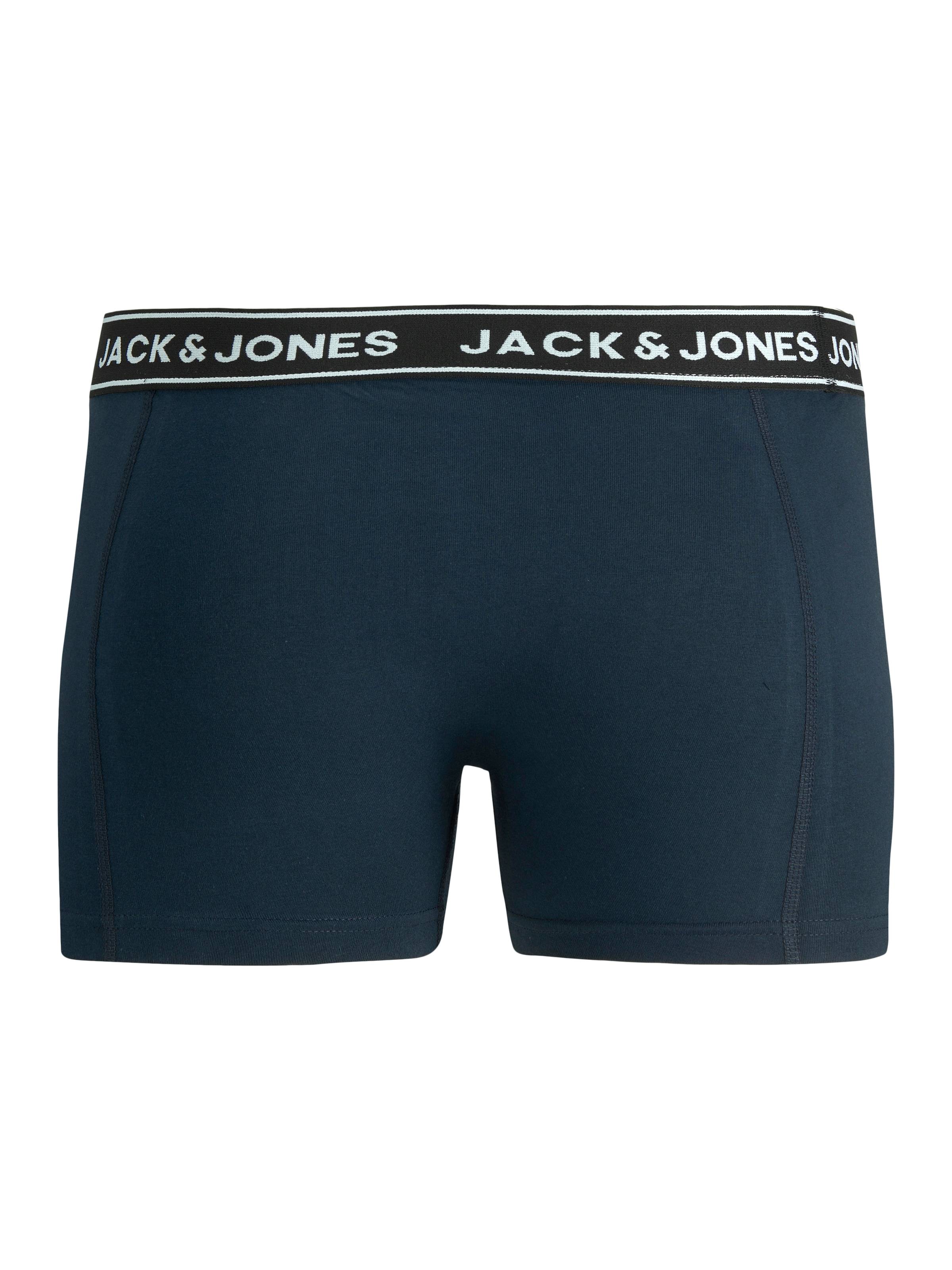 Jack & Jones Trunk »JACCRISP im 6er Pack mit Logobund und Stretchkomfort« Packung, 6 Stk. unifarben mit Farbeinsatz, modisch, eng anliegend, Baumwollmischung