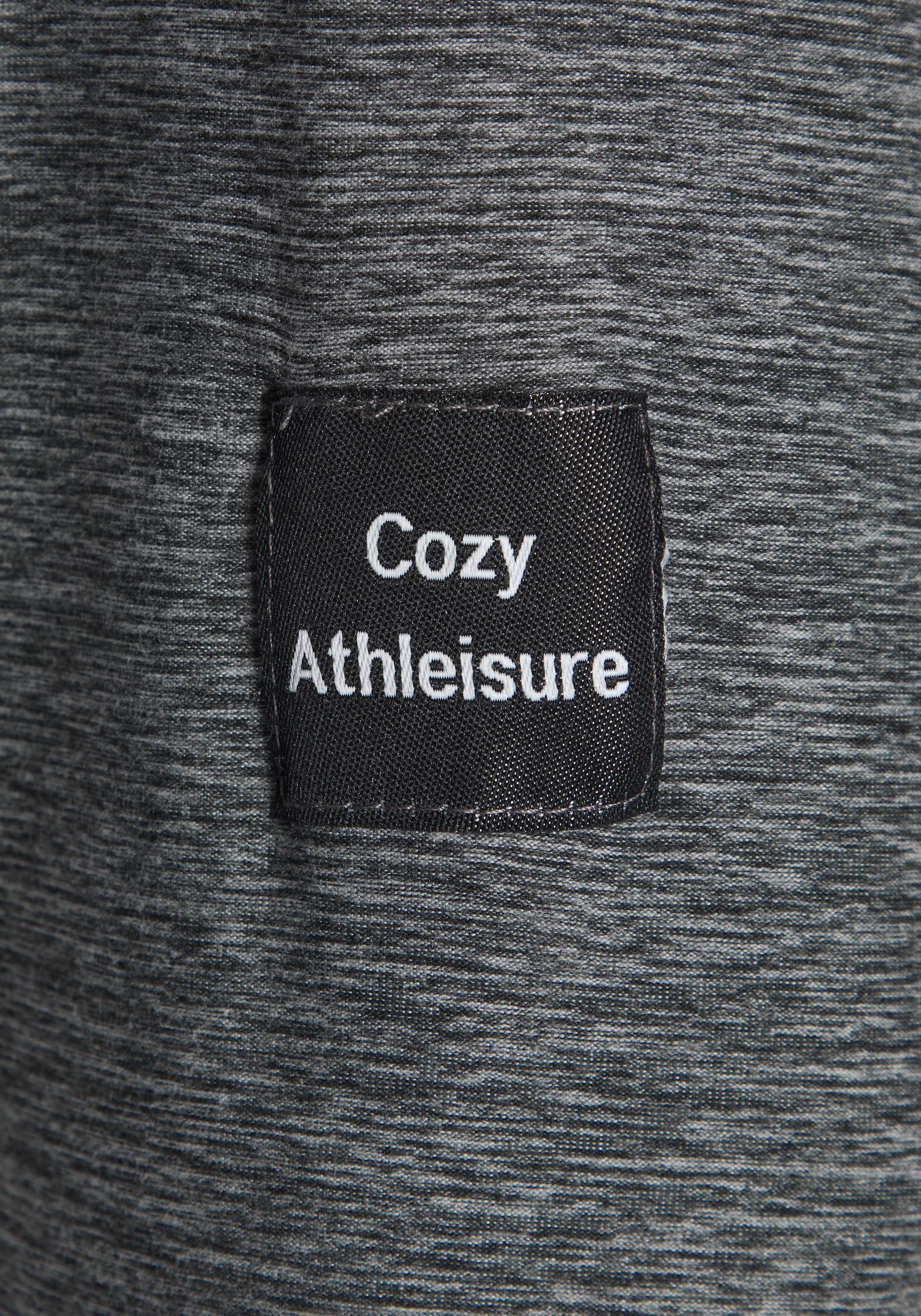 Vivance active Funktions-Kapuzensweatjacke mit Teilungsnähten und geteilte Kängurutasche