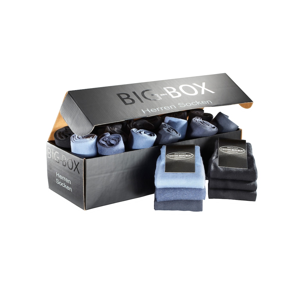 H.I.S Businesssocken, (Box, 20 Paar), in der Big-Box