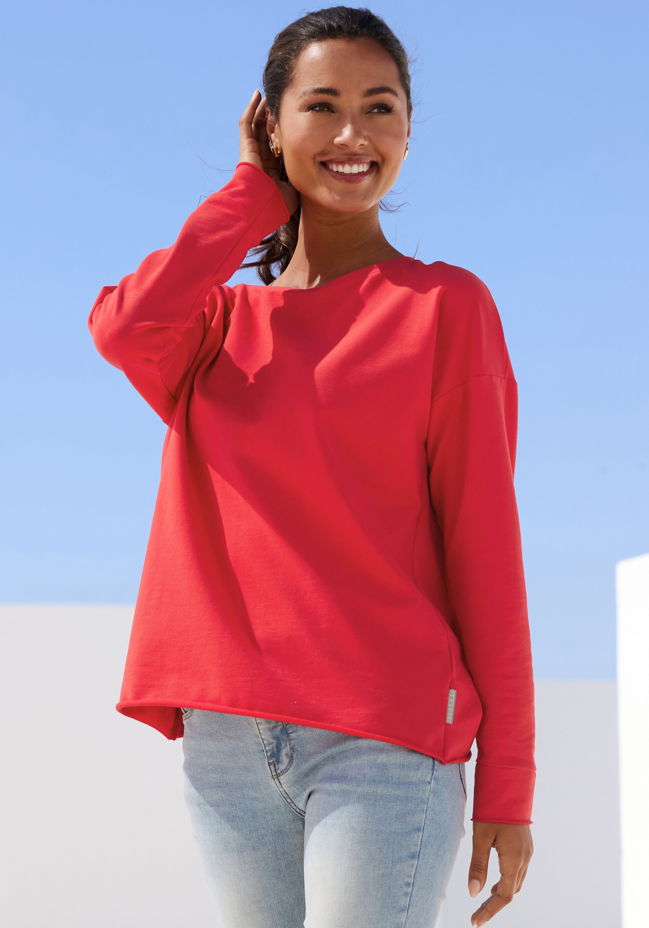 Elbsand Sweat-shirt »Raina«, avec impression logo dans le dos, style sport-casual
