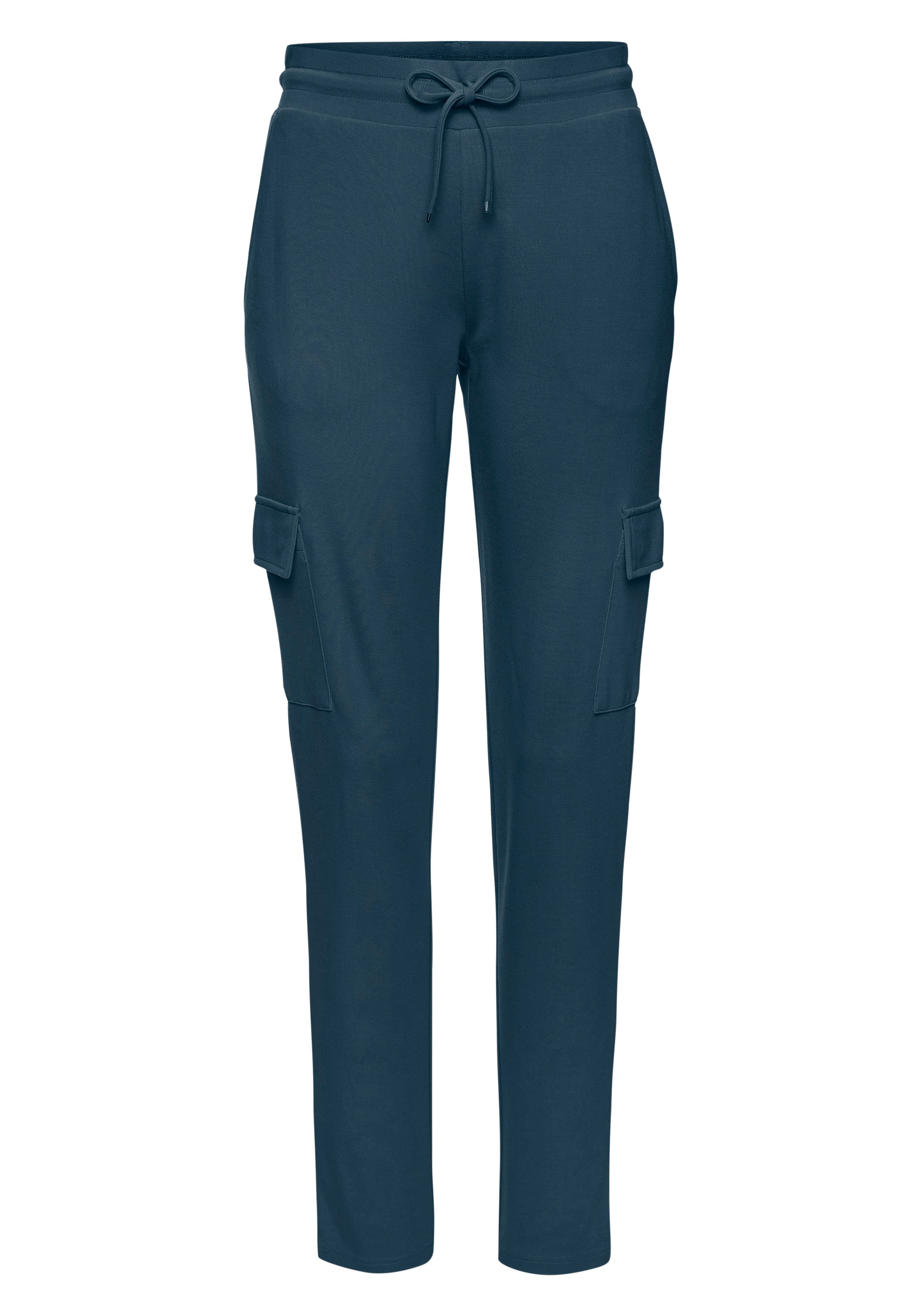 LASCANA Cargohose  in weich fliessendem Material, Loungewear