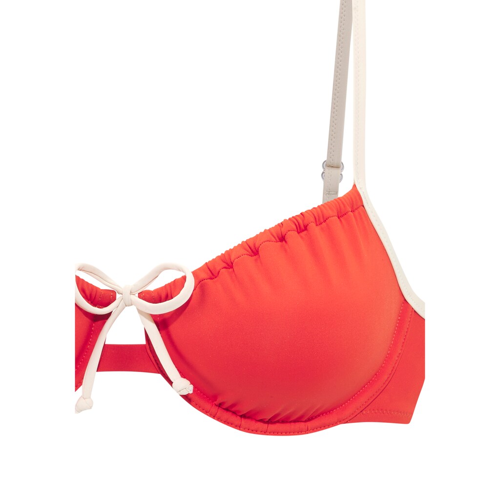 Copenhagen Studios Bügel-Bikini-Top »Emma«, mit Kontrastdetails