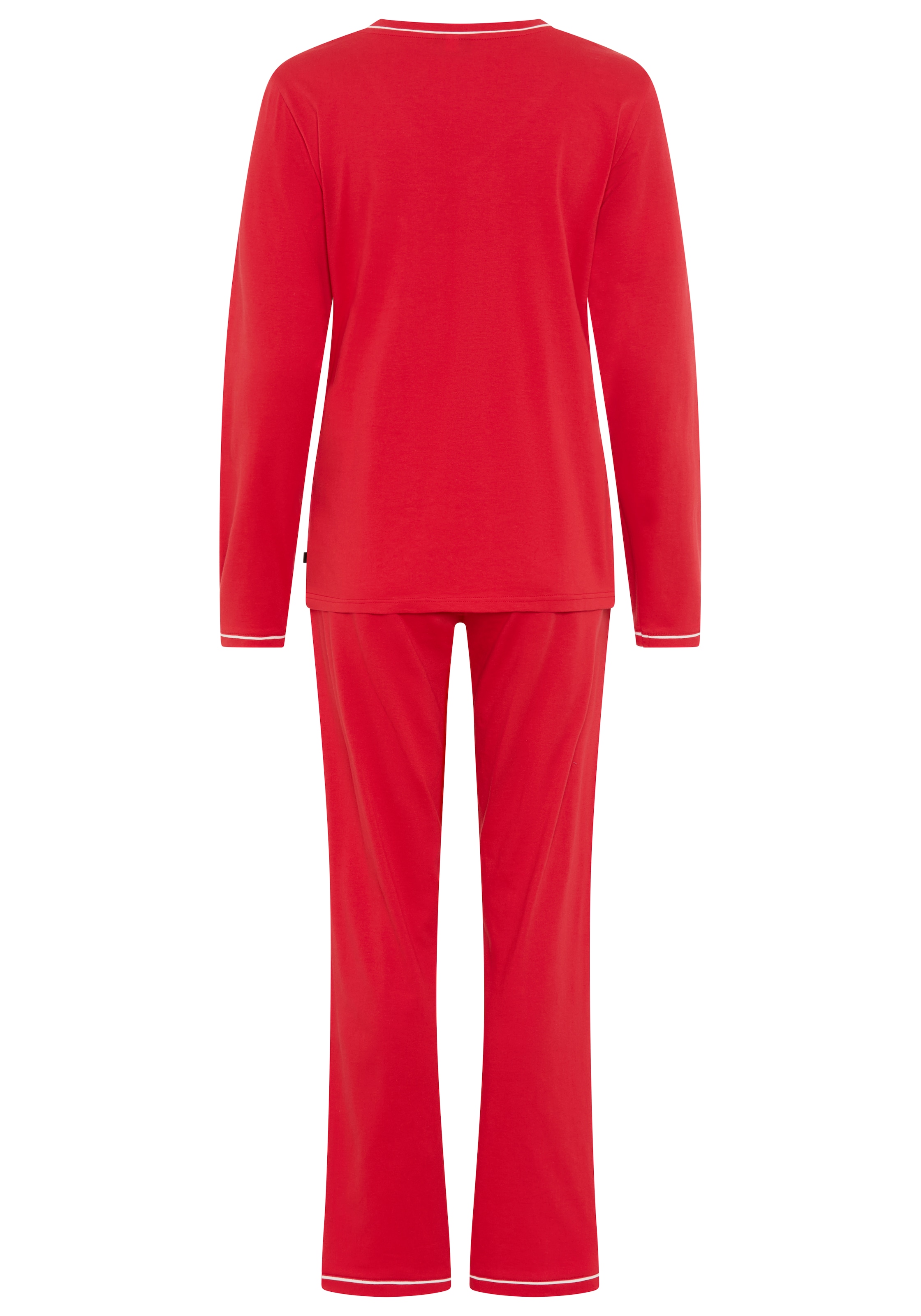 H.I.S Pyjama Ensemble, 2 mit Paspelierung in Kontrastfarbe