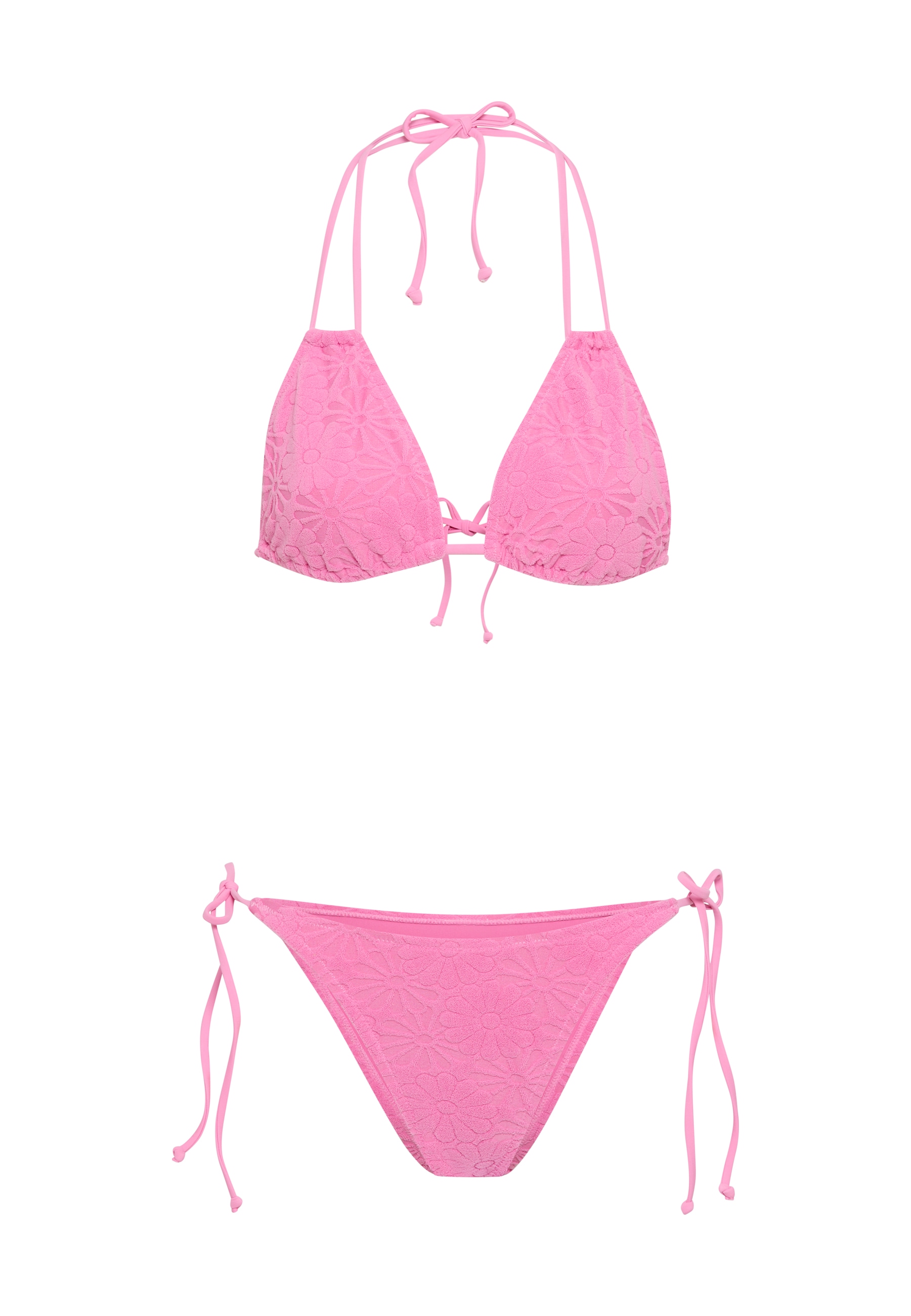 LSCN by LASCANA Triangel-Bikini aus trendiger Strukturware