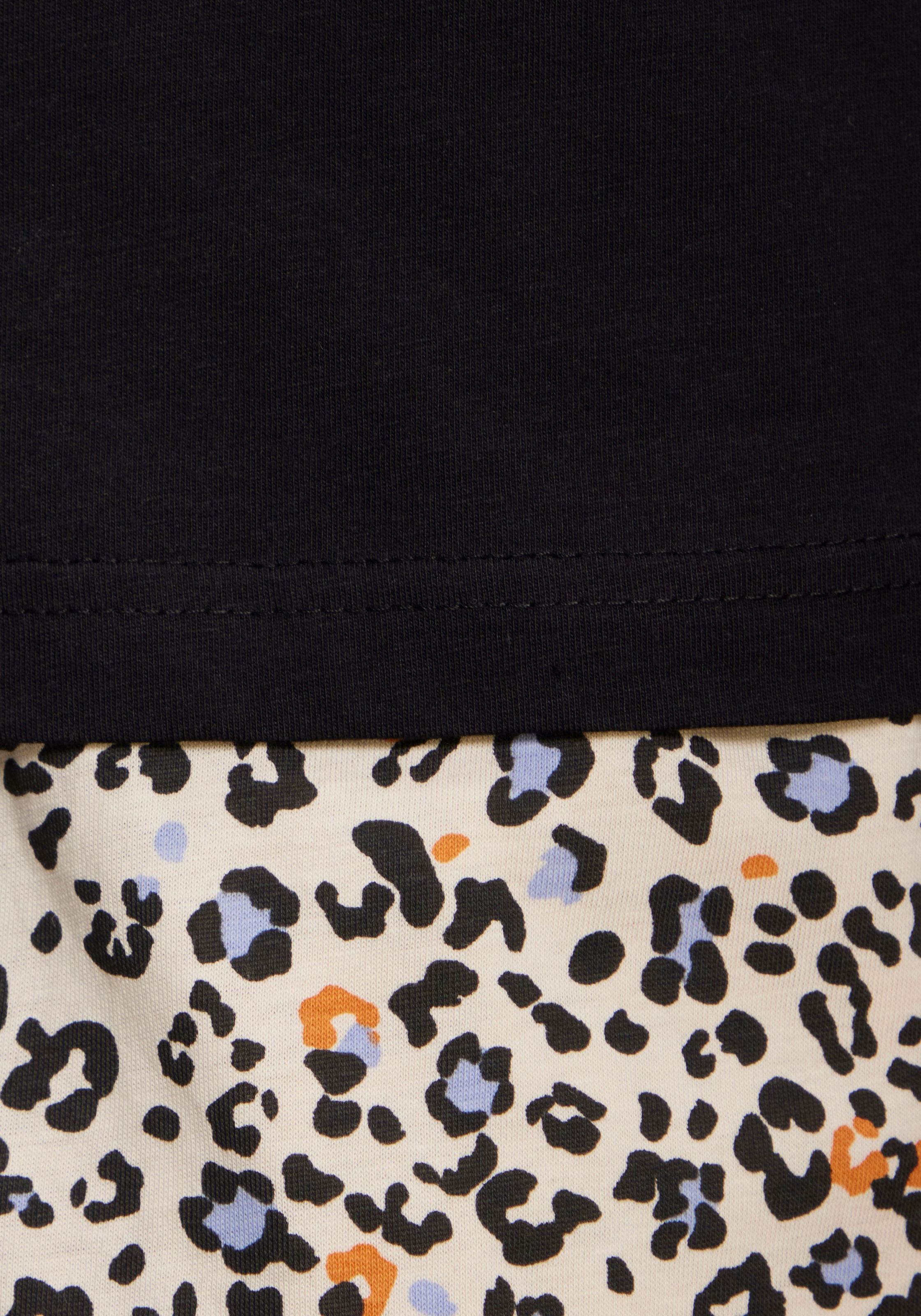 Vivance Dreams Capri-Pyjama, (2 tlg.), mit schönem Animalprint