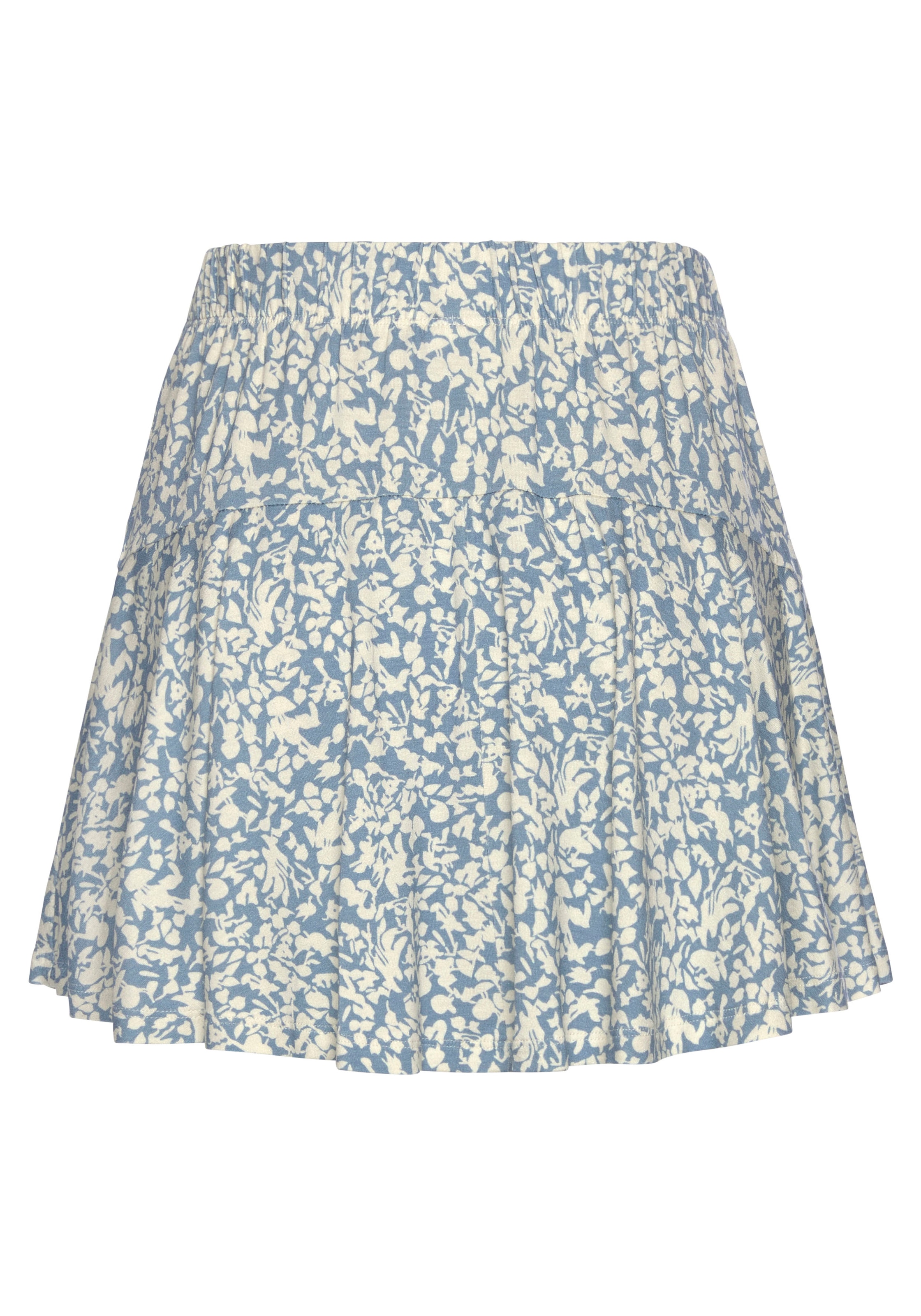 Vivance Hosenrock, mit Blumendruck, Skort, Rock inklusive Hose, bequemer Bund